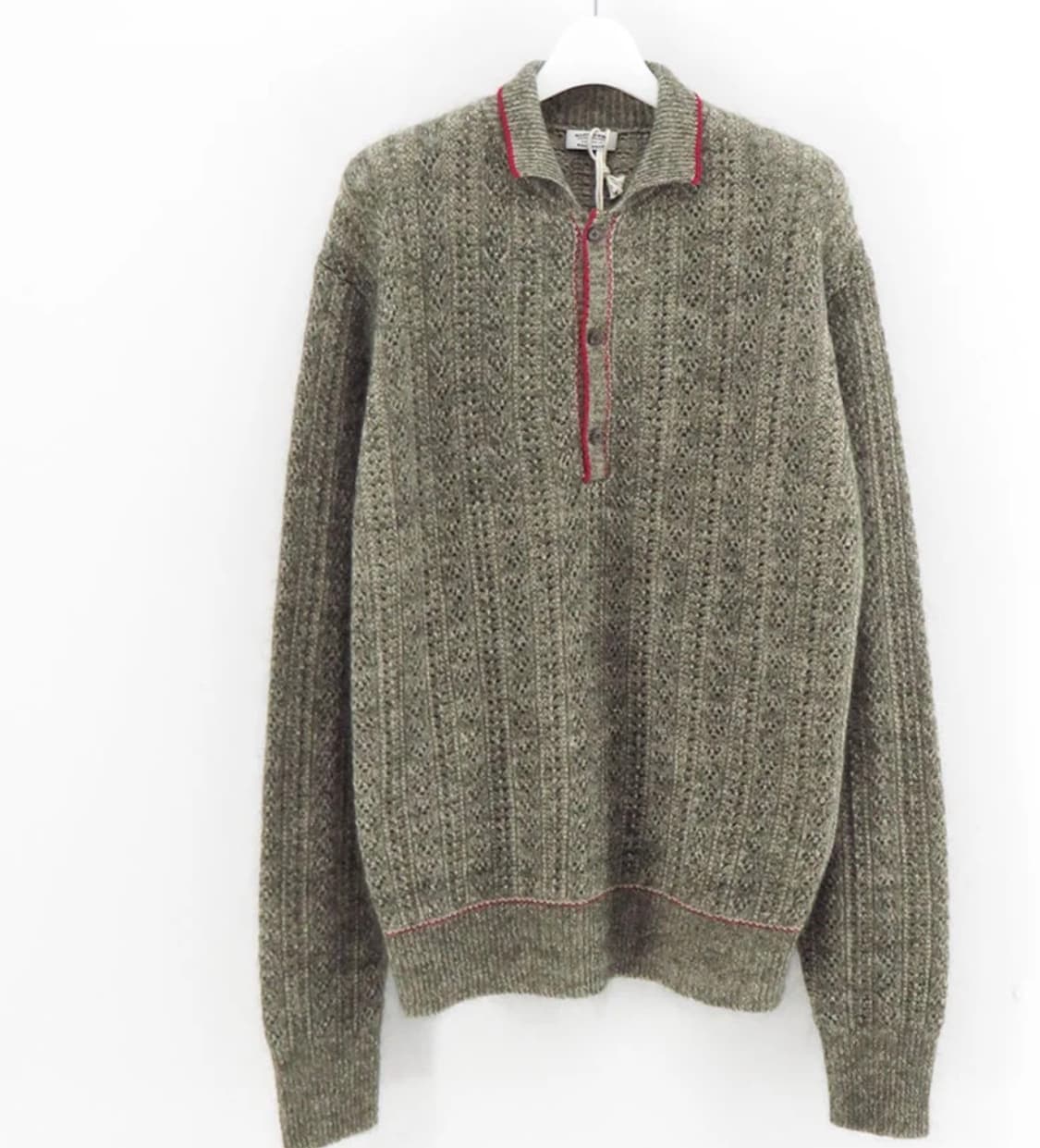 [2] 마티 앤선즈 모헤어 캐시미어 카라 니트 상품이미지1