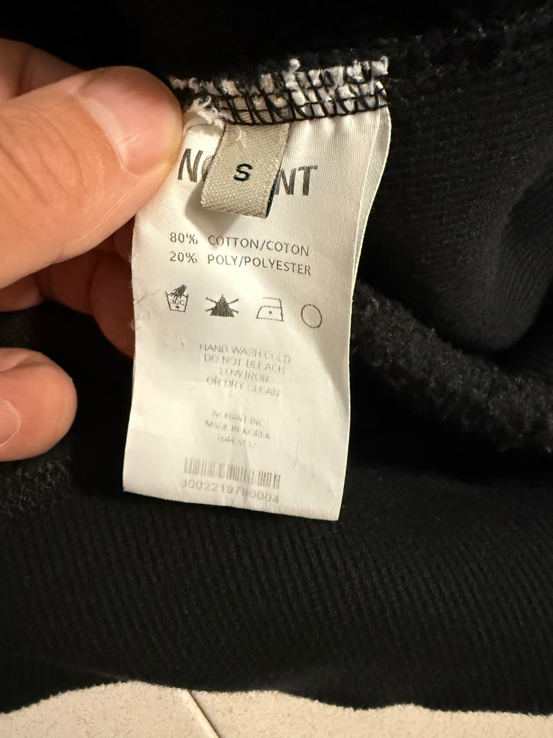 노앙 후드 블랙 상품이미지4