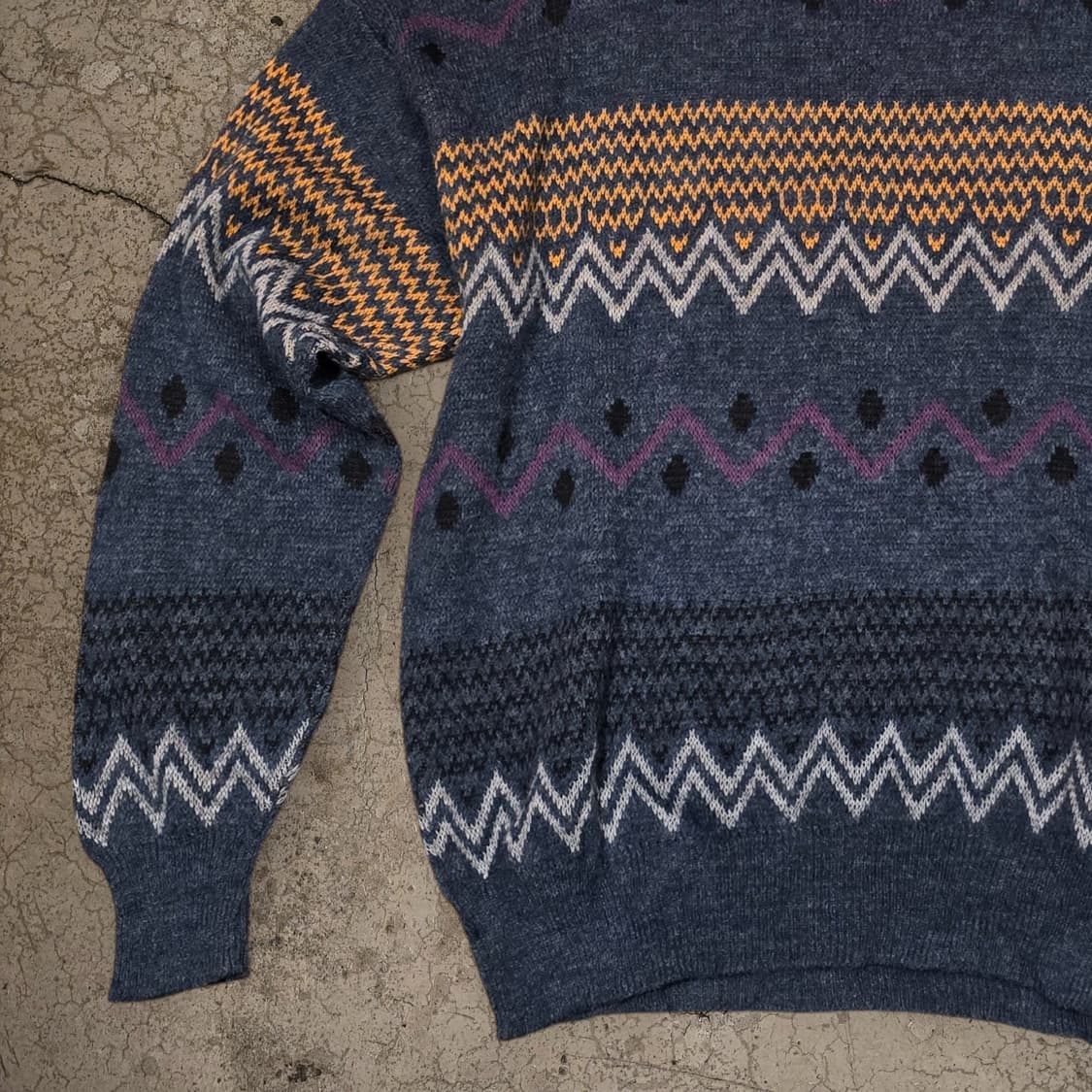 80s Kennington 페어아일 스웨터 MADE IN ITALY 상품이미지3