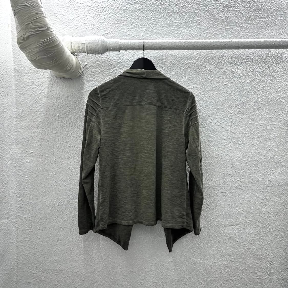 Olive Draped Waterfall Cardigan  상품이미지5