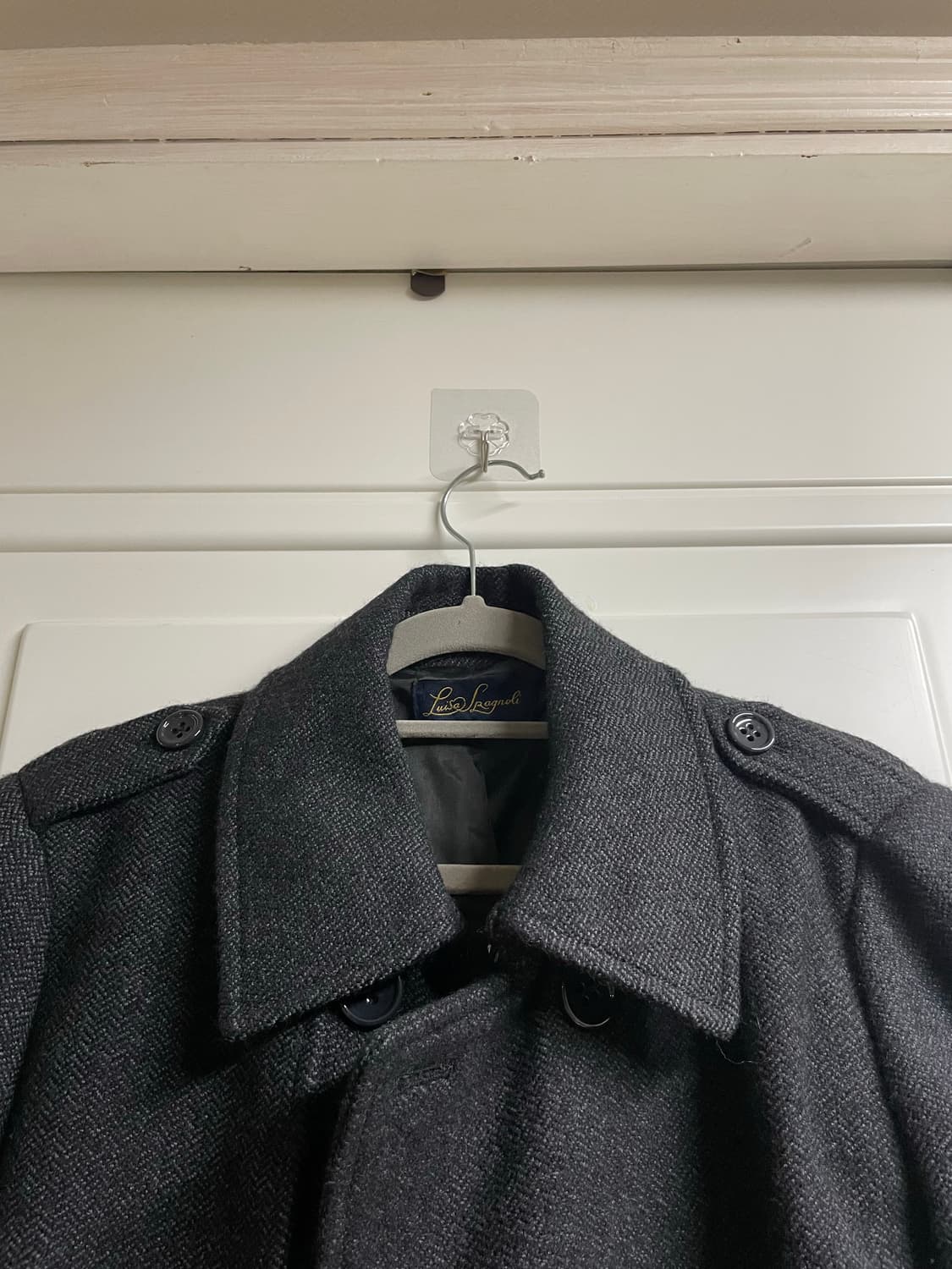 루이자 스파뇰리 100% 버진 울 트렌치 코트 상품이미지5