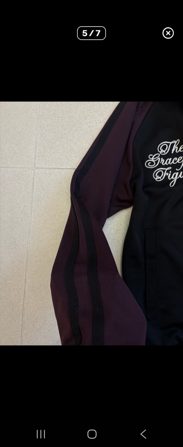 배색집업프린팅져지(반크롭으로 수선) 상품이미지4