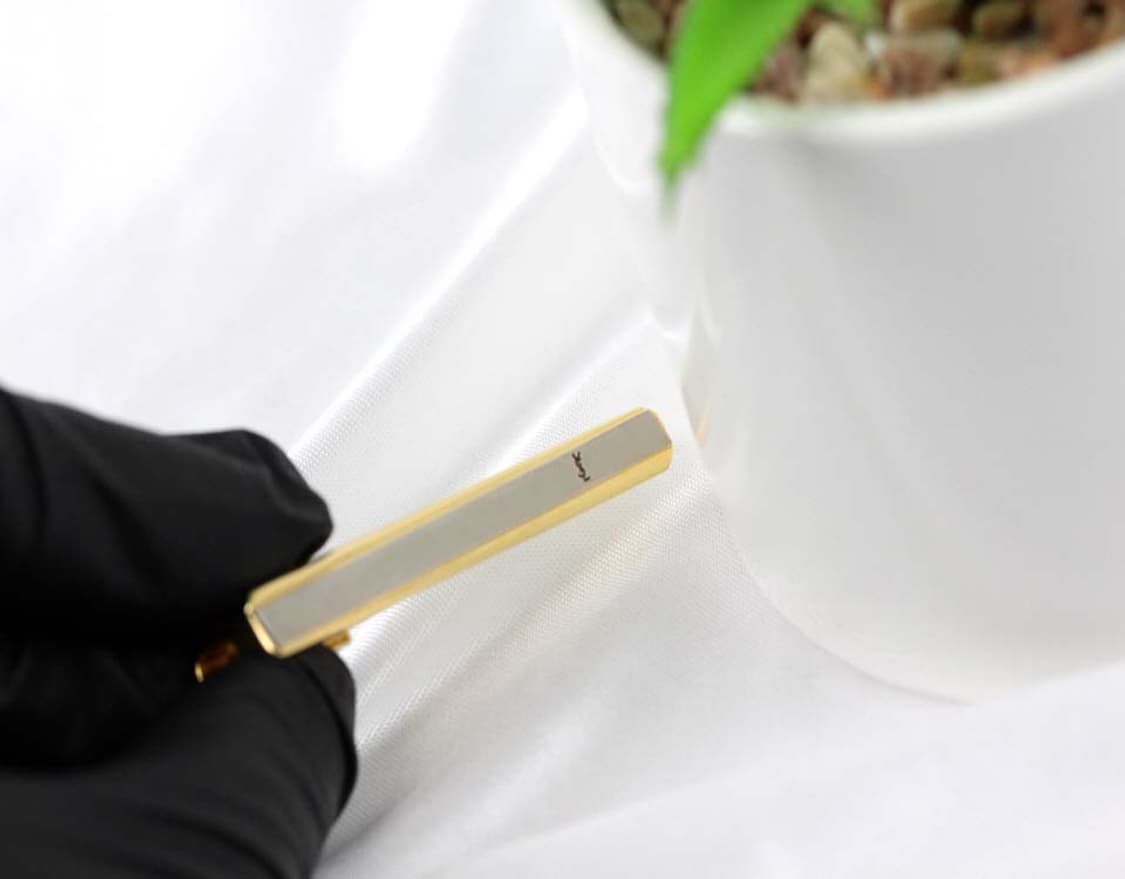 입생로랑 A등급 5.2cm 남자 명품 넥타이핀 빈티지 상품이미지4