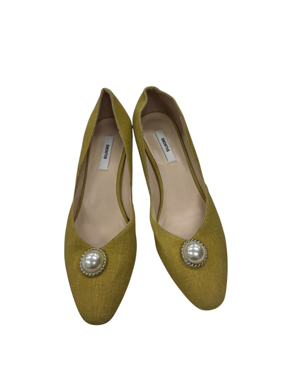 230/ 텍가5만9천 5month 진주 포인트 펌프스 올리브 상품이미지2