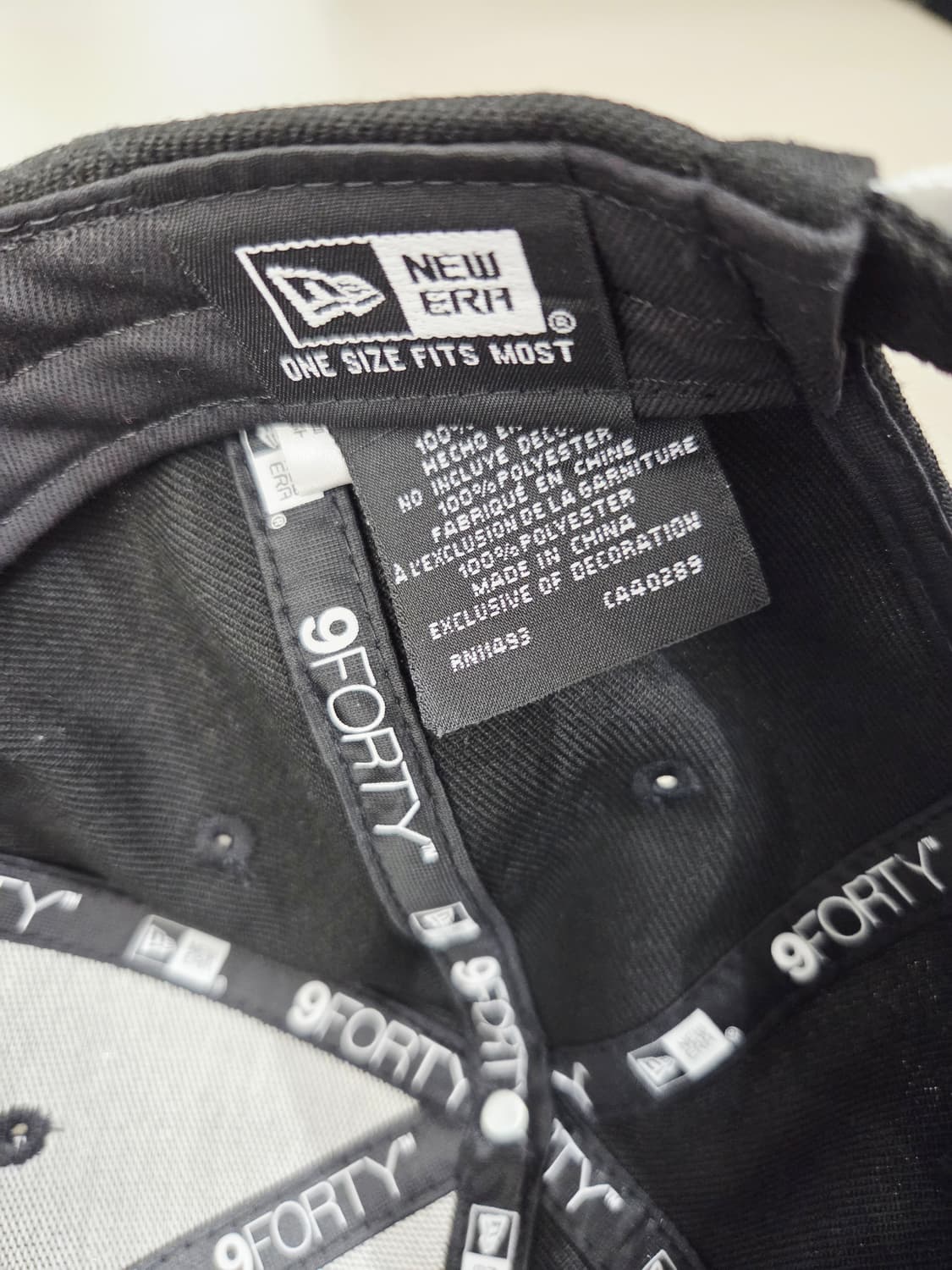 뉴에라 토트넘 9FORTY 볼캡 블랙 상품이미지4