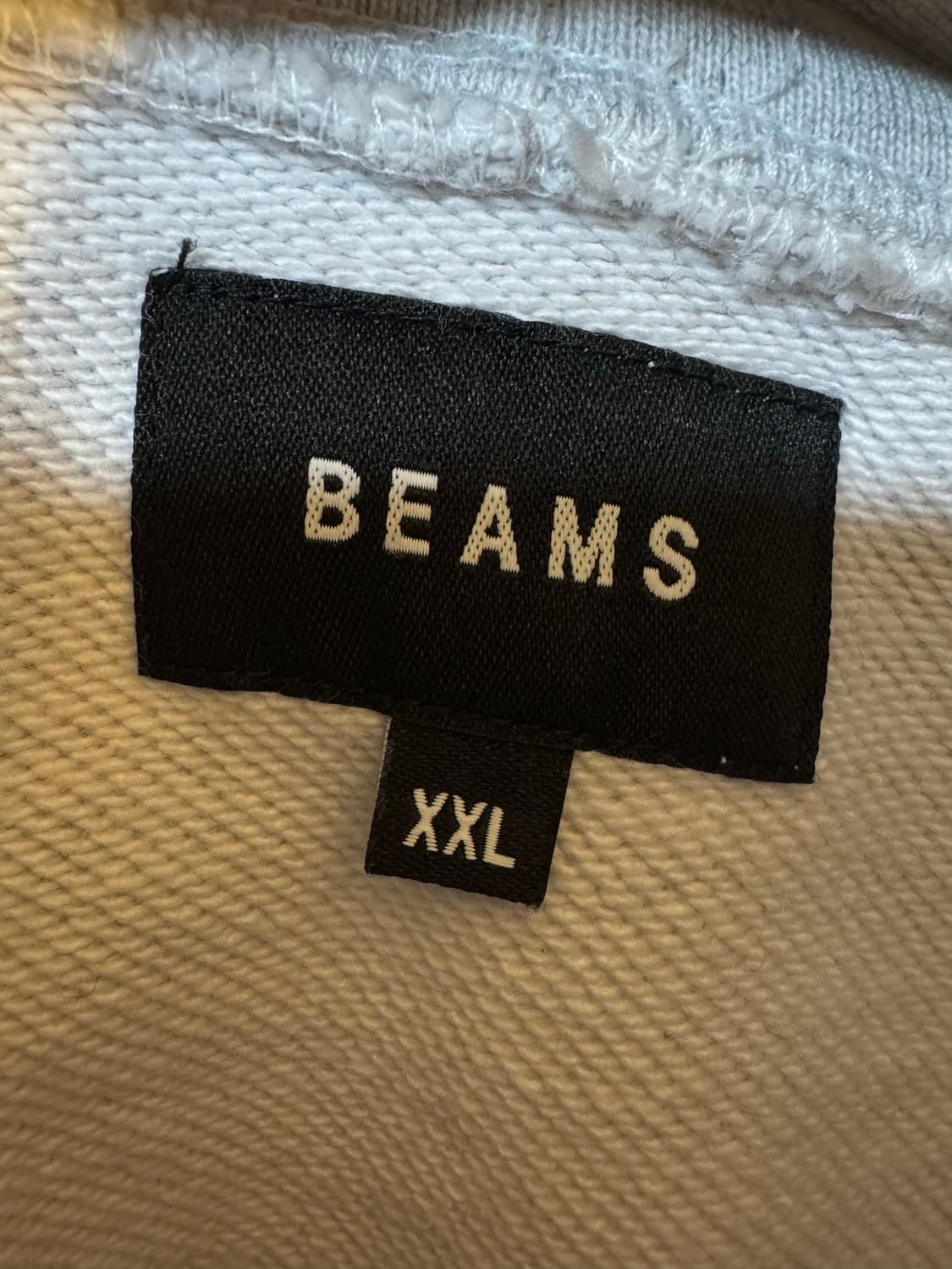 [2XL]BEAMS 빔즈 베이직 후드티 에쉬 그레이 상품이미지4
