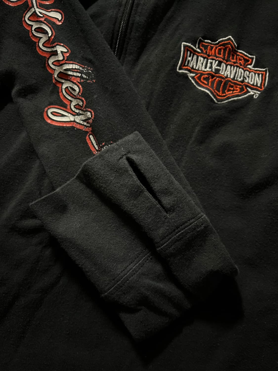 할리데이비슨 핸드워머 롱슬리브 상품이미지2