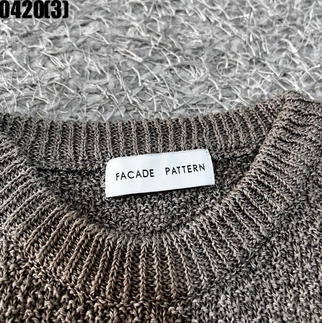파사드패턴 니트 스웨터 상품이미지3
