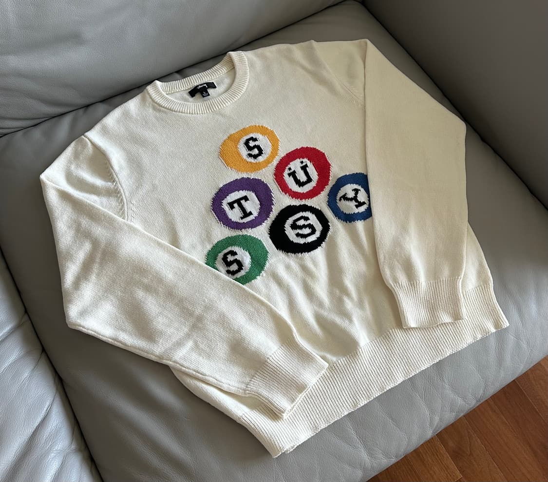 스투시 빌리아드 스웨터 니트 L 상품이미지1