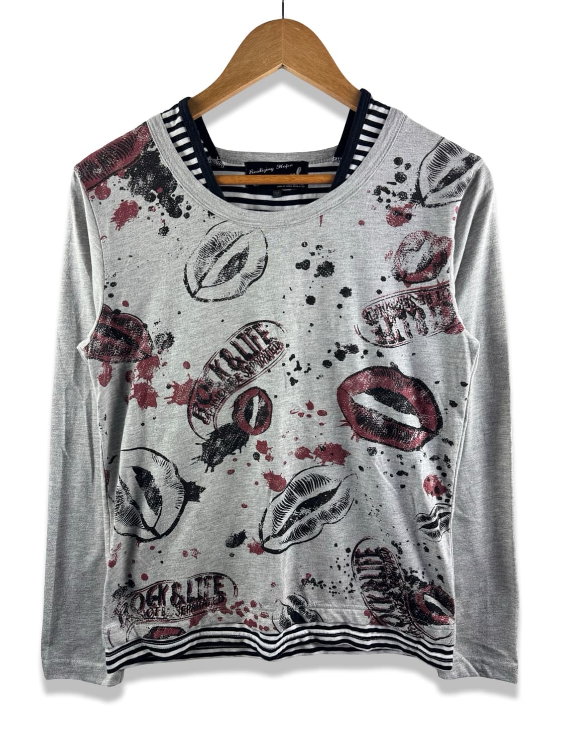 JPN 키치 Lip Layered 롱슬리브 2543 상품이미지1