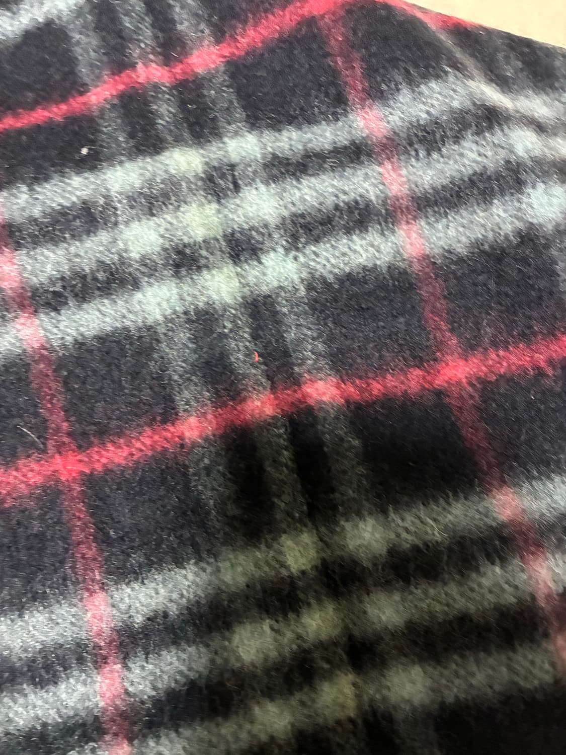 정품 버버리 캐시미어 머플러 체크 상품이미지6