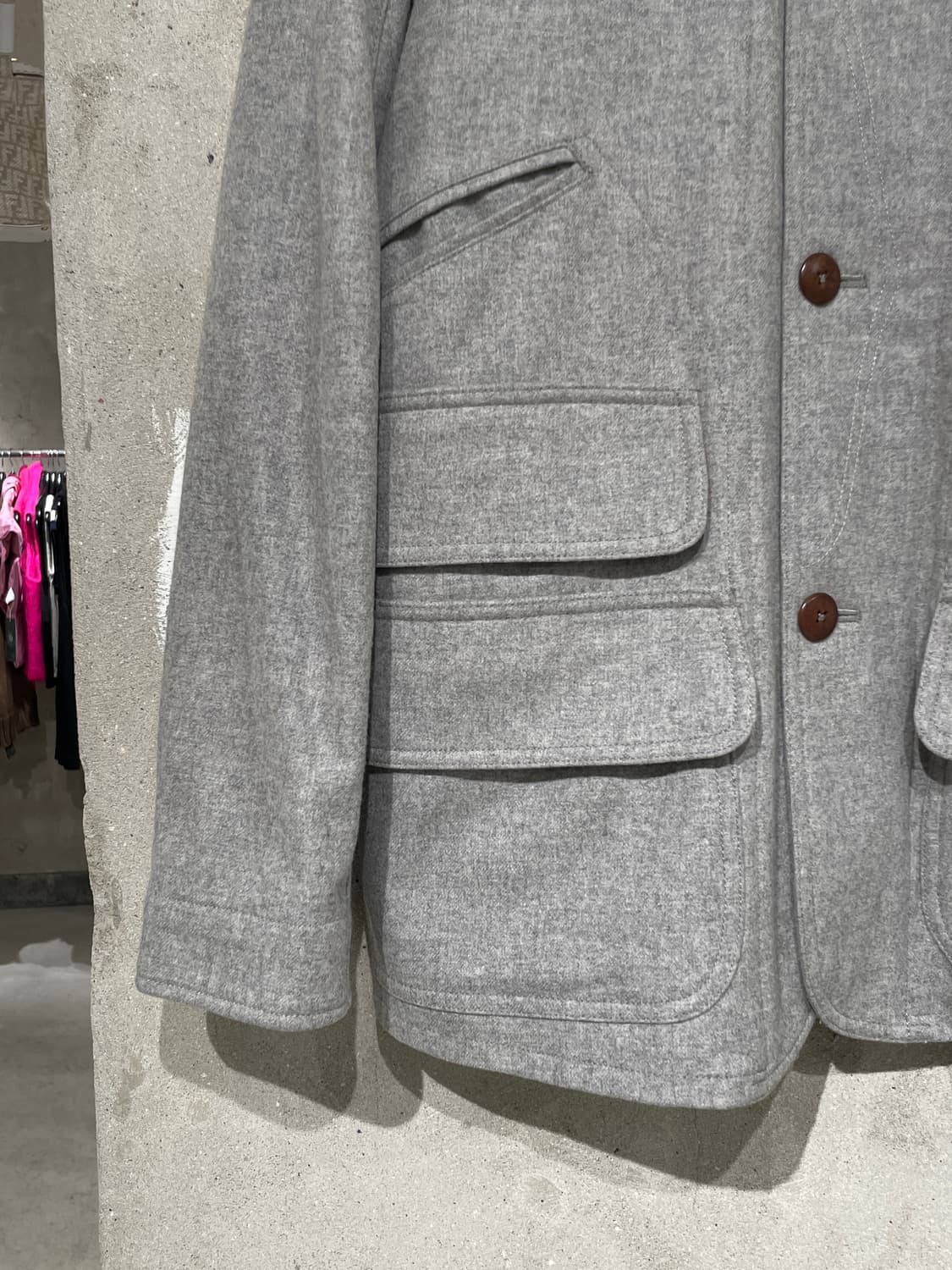 폴로 랄프로렌 멜란지 그레이 헌팅 자켓  상품이미지4