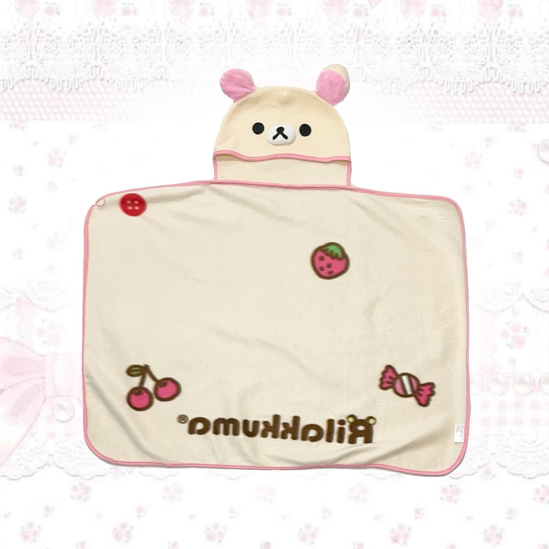 코리락쿠마 판초 후드담요 히메갸루  상품이미지1