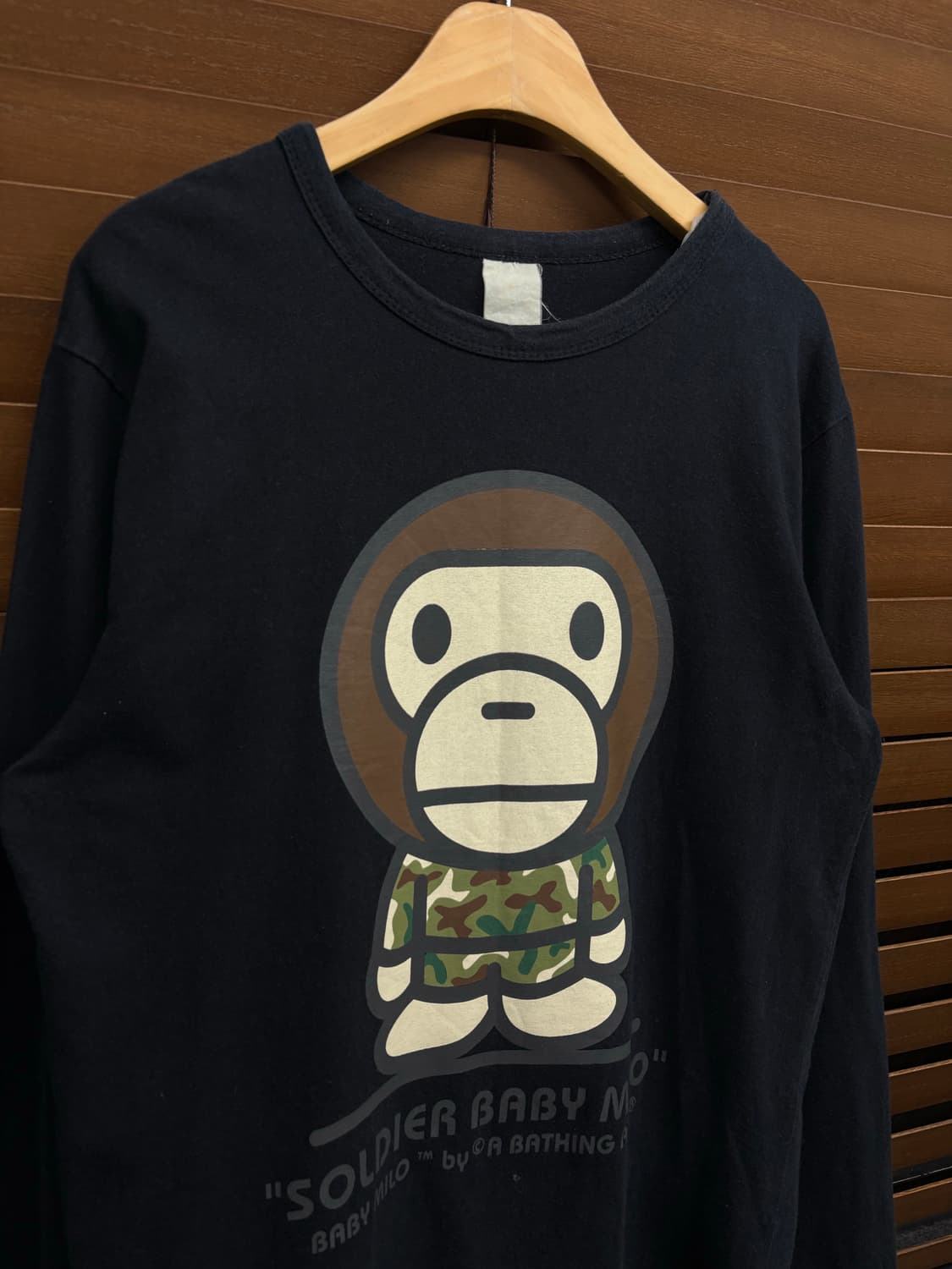 Aape 베이프 솔져 베이비 마일로 롱슬리브 긴팔 상품이미지2