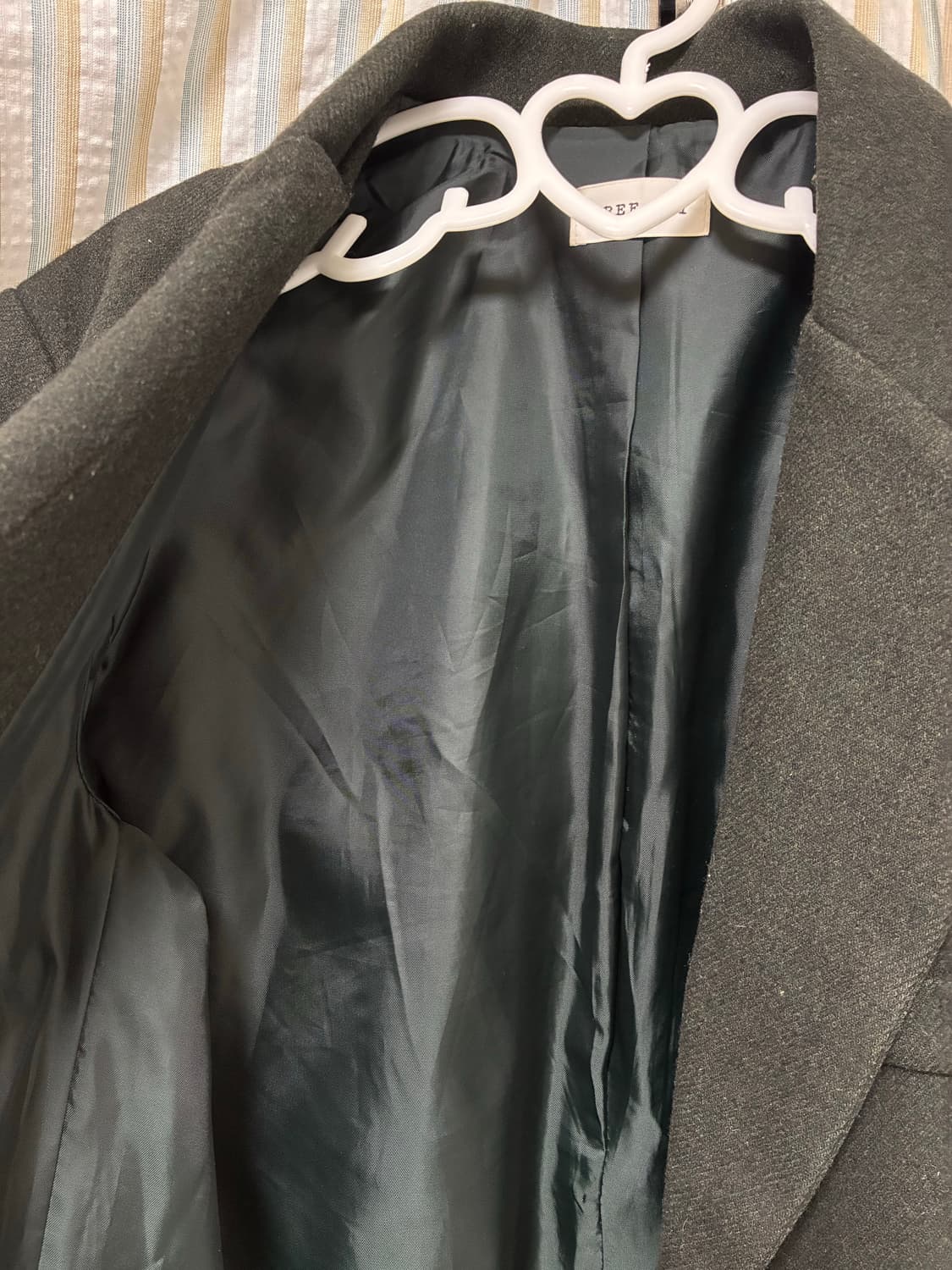  빈티지 카키 하프코트,자켓 상품이미지5