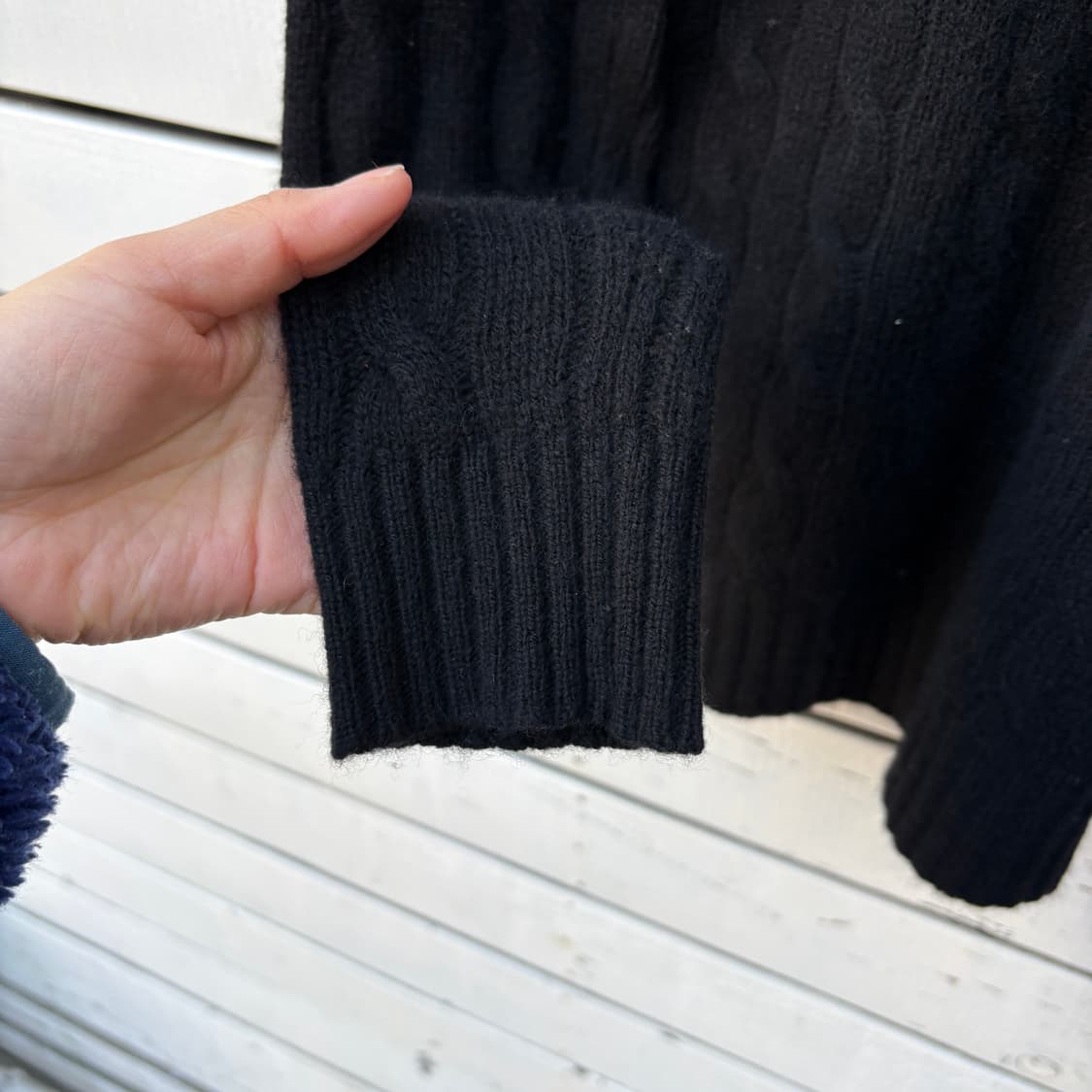 Polo 폴로 울 캐시미어 케이블 꽈배기 니트 상품이미지6