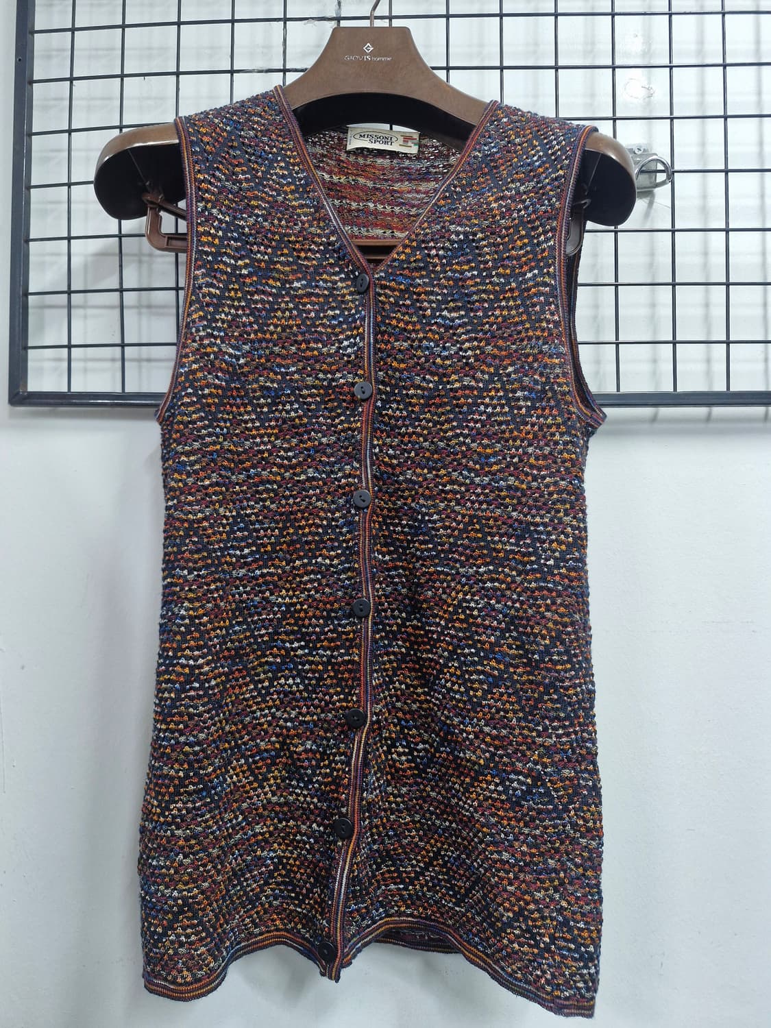 90-95M 미쏘니 스포츠 빈티지 니트 베스트. 상품이미지1