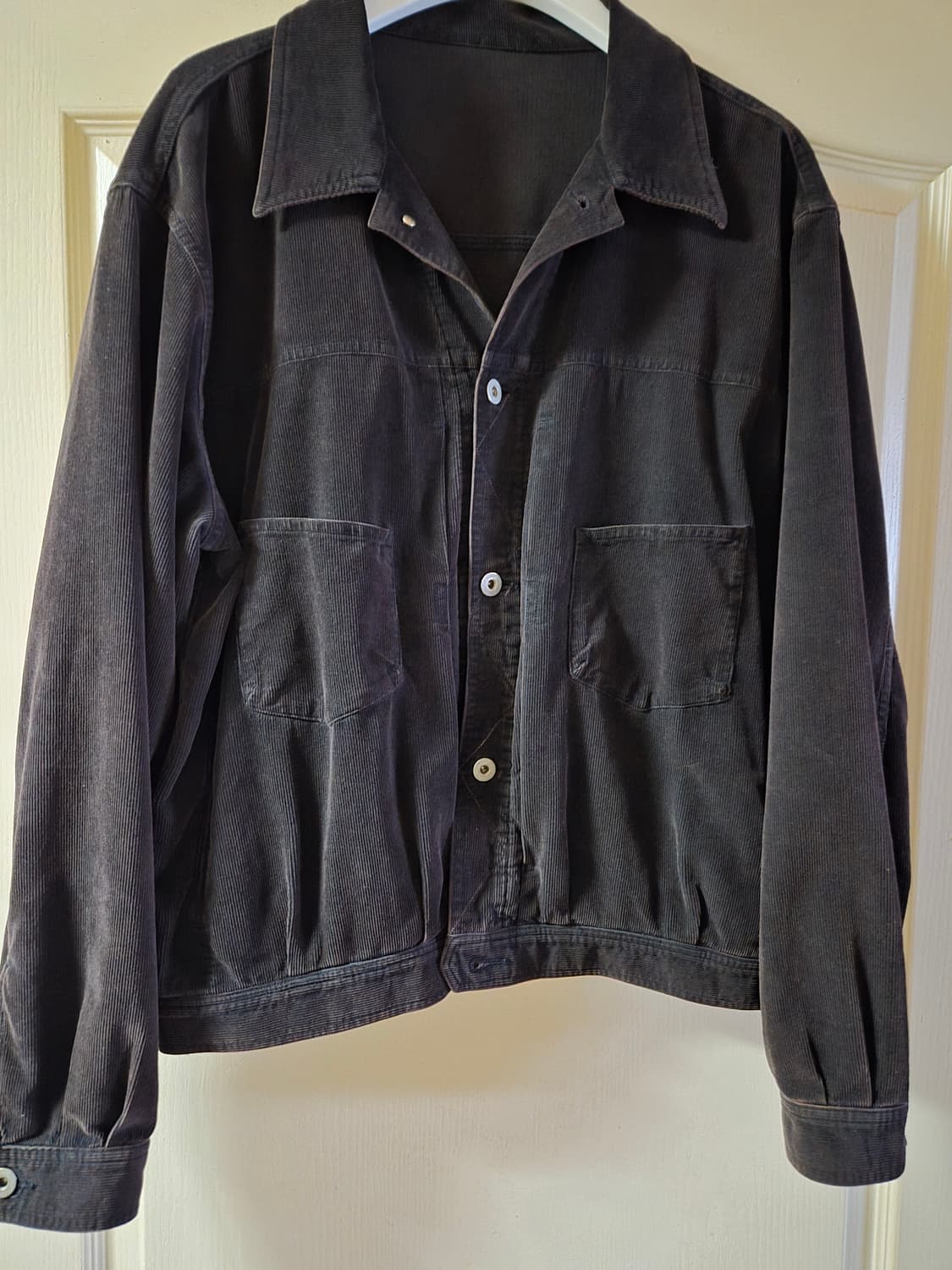 3사이즈 폴리테루 페이즐리 트러커 다크퍼플네이비 001 상품이미지1