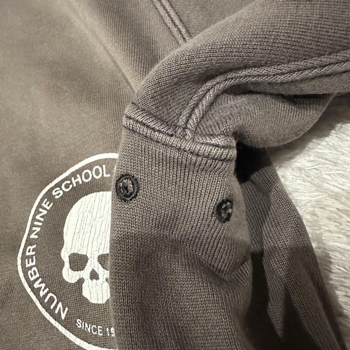 넘버나인 School of Visual Comedy 스컬 후디 상품이미지7