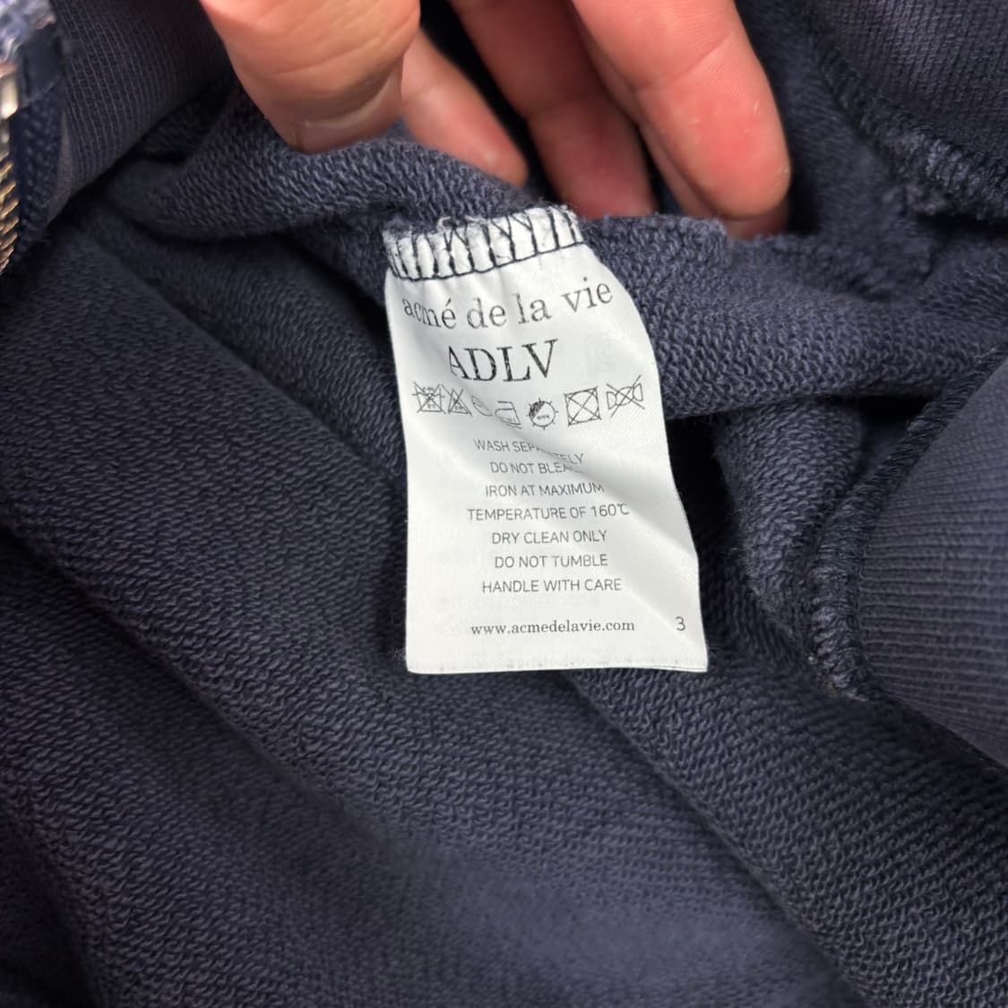 105 아크메드라비 백로고 후드집업 상품이미지6