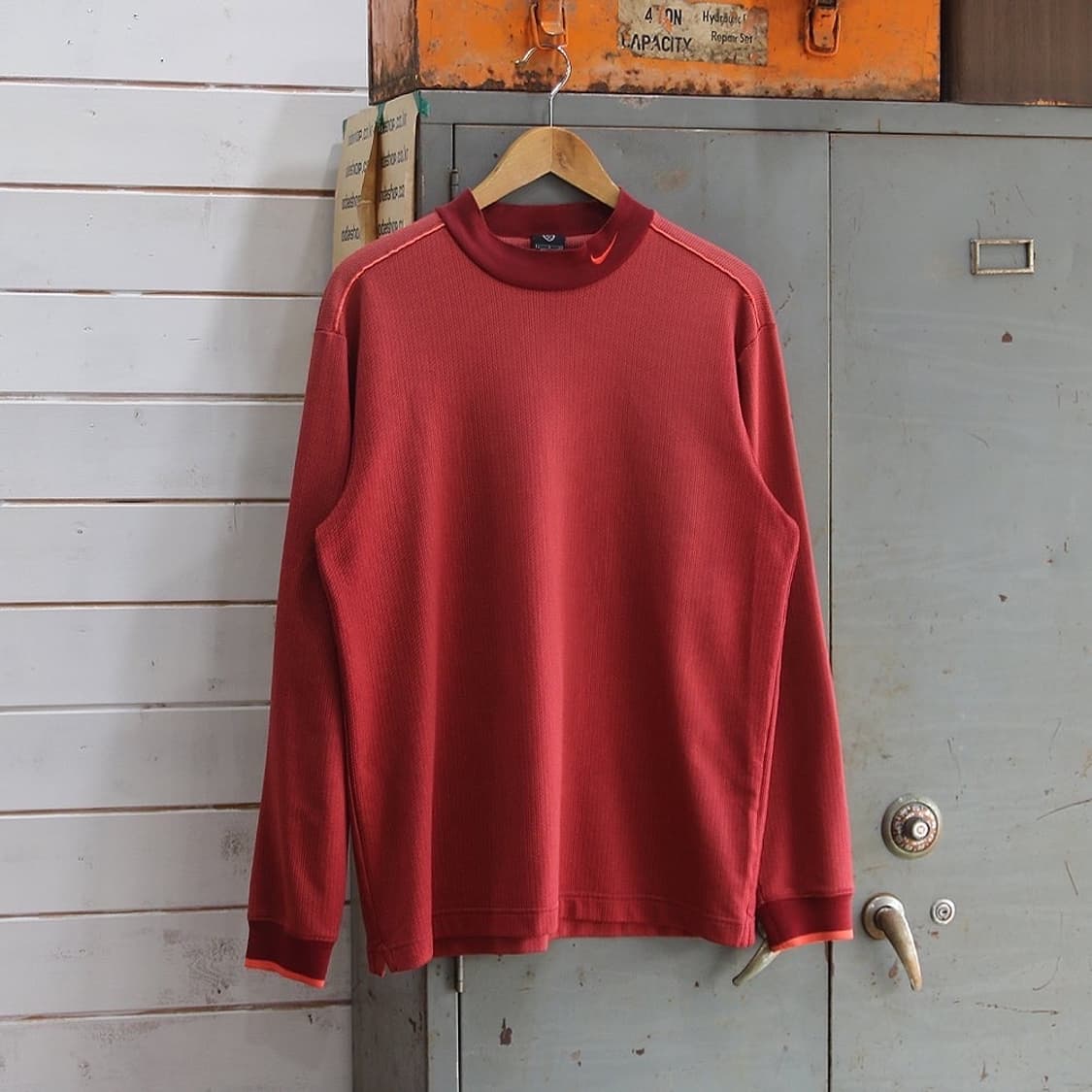 (착용컷) 나이키 골프 반폴라 티셔츠 (남성용 L) 상품이미지3