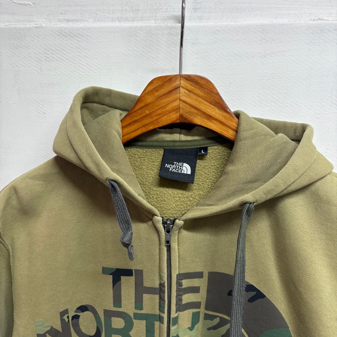 THE NORTH FACE 노스페이스 카모 후드 집업 L 상품이미지2