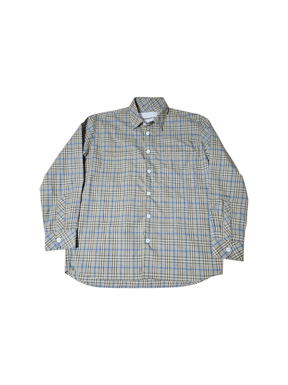 앤더슨벨 오버핏 체크셔츠 S 상품이미지1