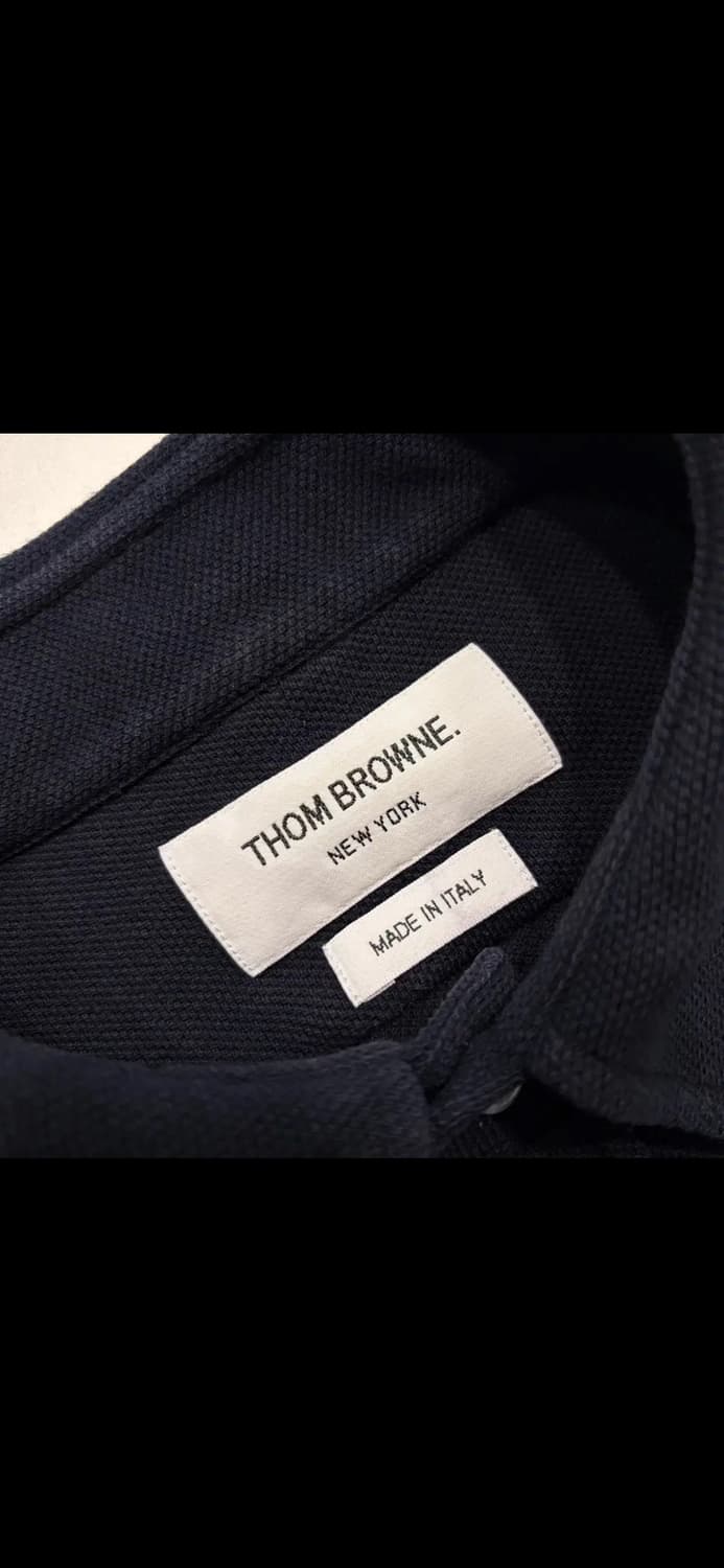 톰브라운 네이비 셔츠  상품이미지5