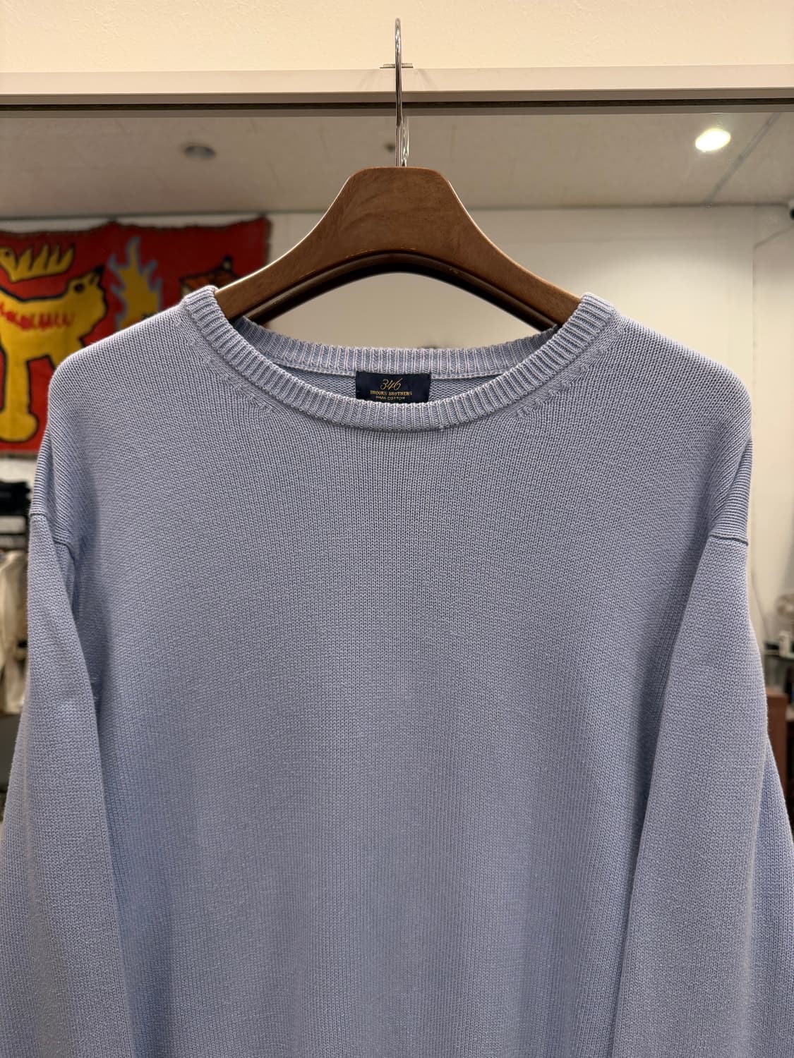 Brooks Brothers 브룩스 브라더스 크루넥 코튼 니트 상품이미지3