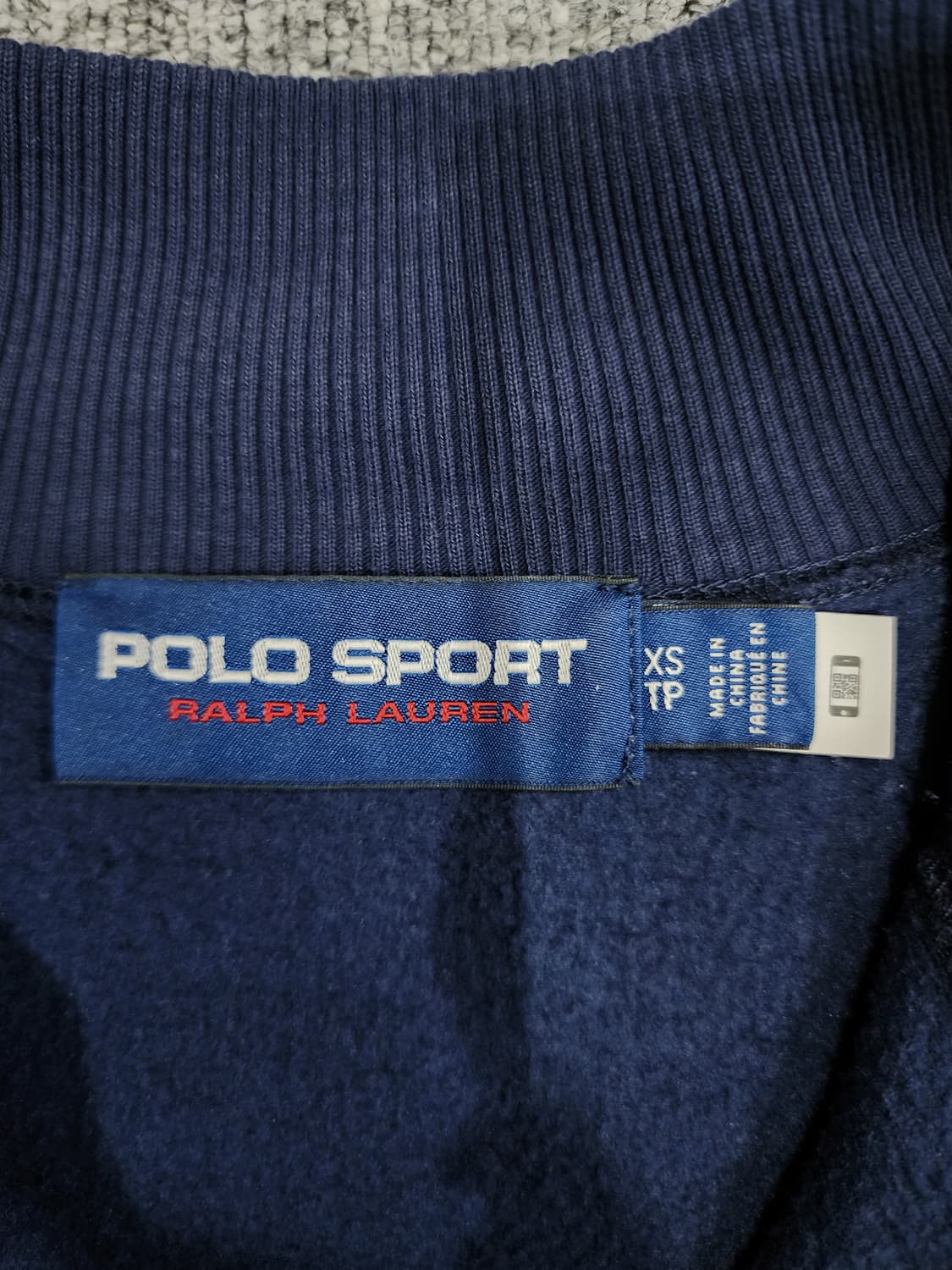 폴로 랄프로렌 폴로 스포츠 풀오버 하프집업 반집업 XS 상품이미지6