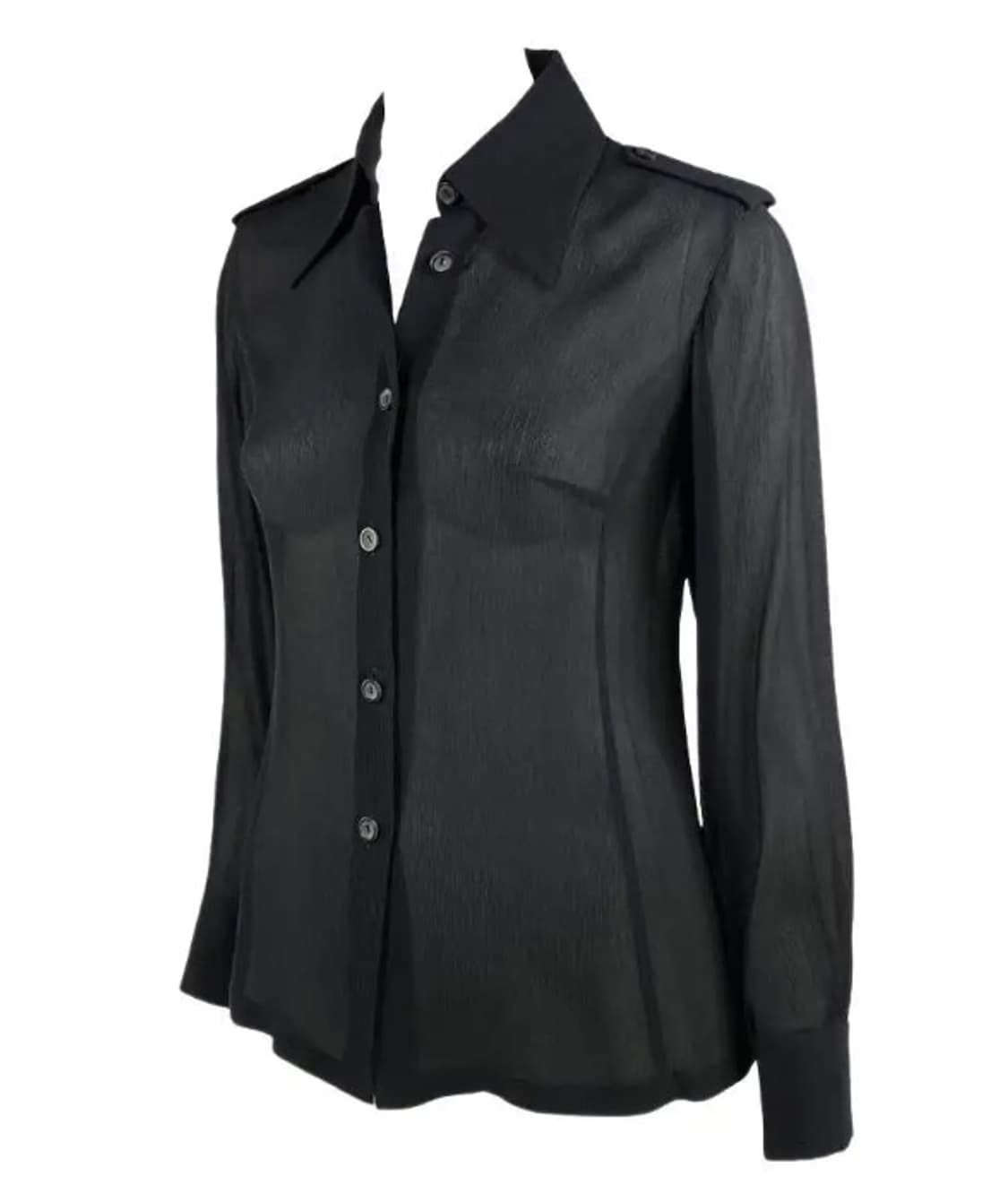 Gucci by tom ford 1996 silk sheer shirts 상품이미지1
