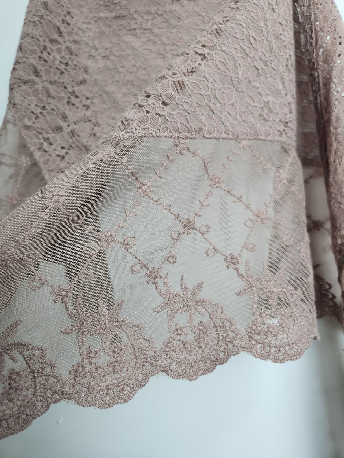 자수 레이스 스카프 상품이미지7