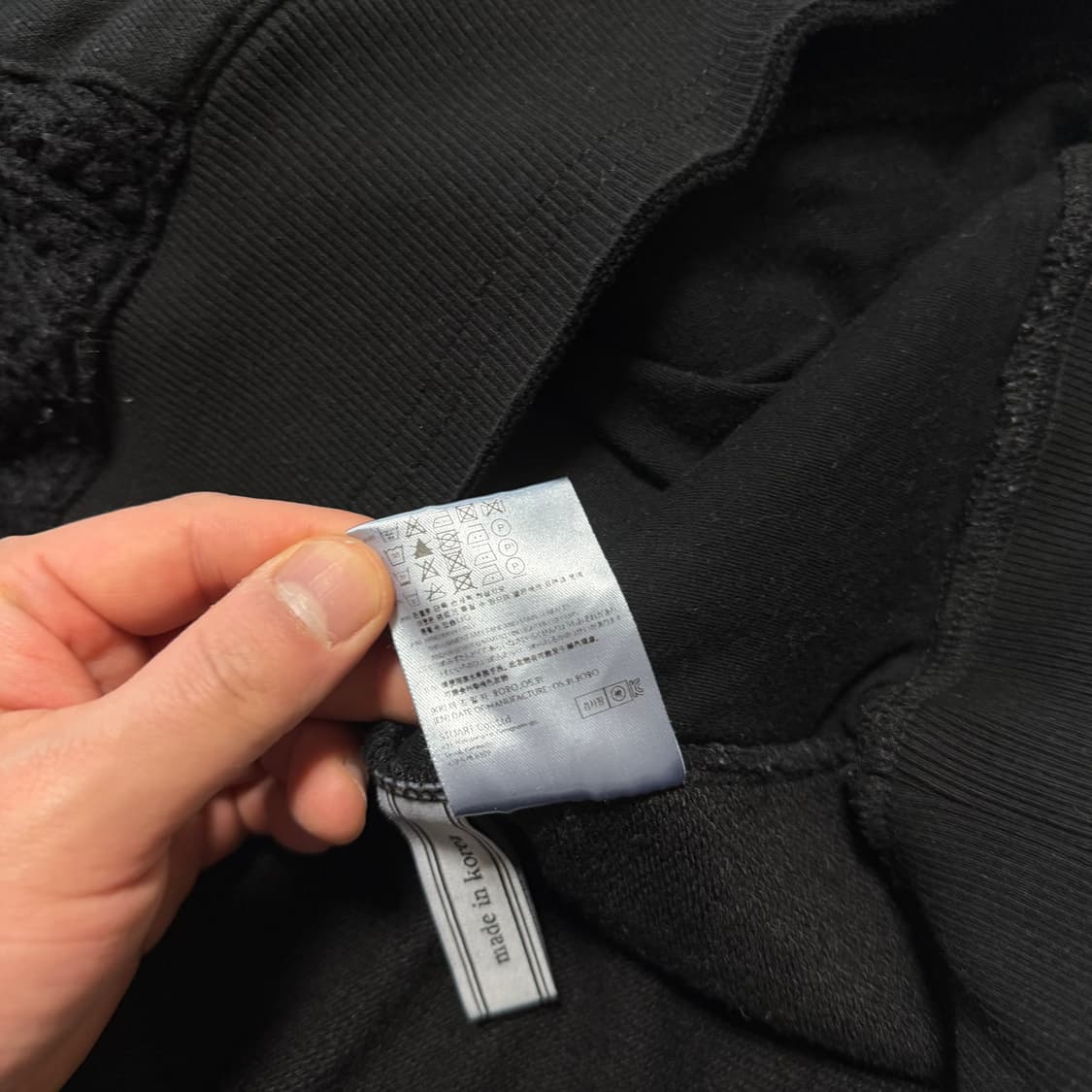 앤더슨벨 20FW 패브릭 콘트라스트 서울 후드티 상품이미지4