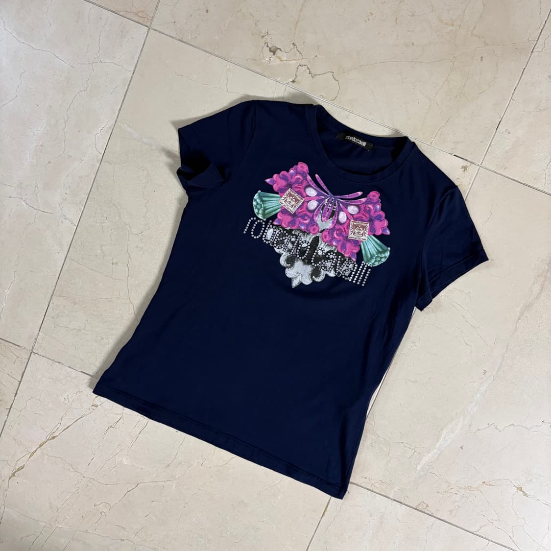 Roberto Cavalli Butterfly Graphic Tee  상품이미지4