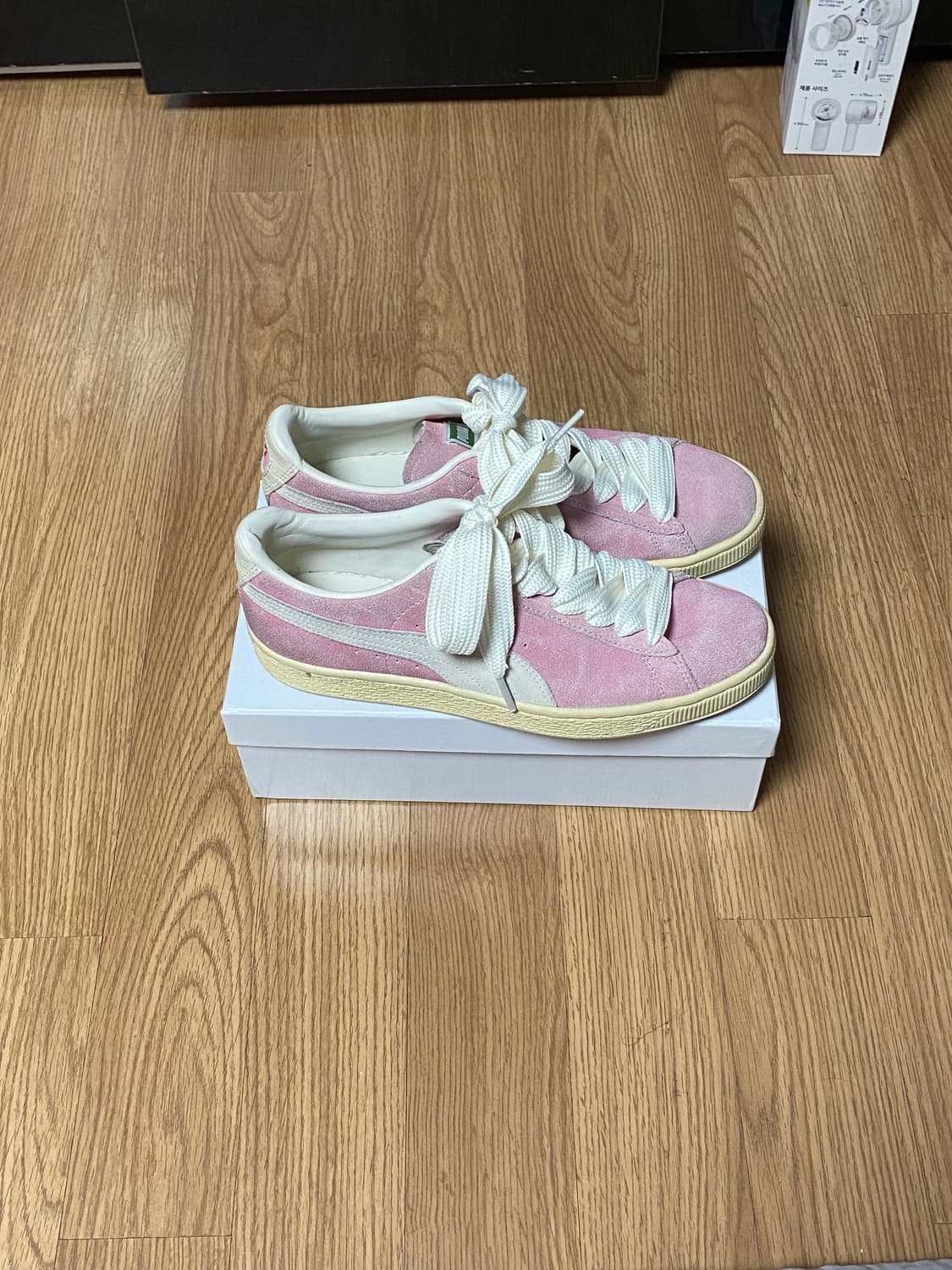 퓨마x루이지 핑크 스웨이드 비보이 아메리칸 뷰티 상품이미지3