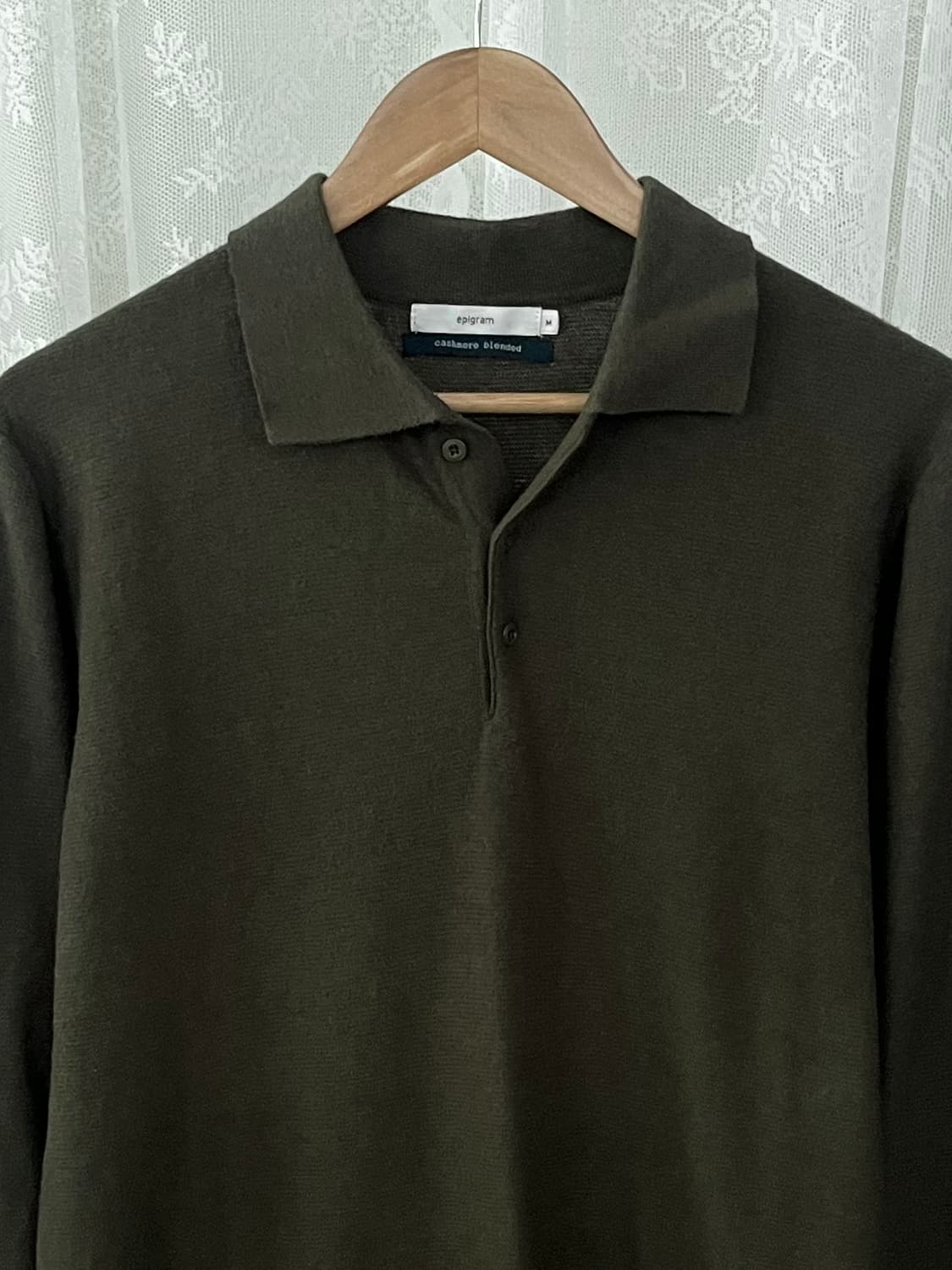 M) 시리즈 에피그램 21fw 캐시미어 블렌드 카라티 카키 상품이미지3