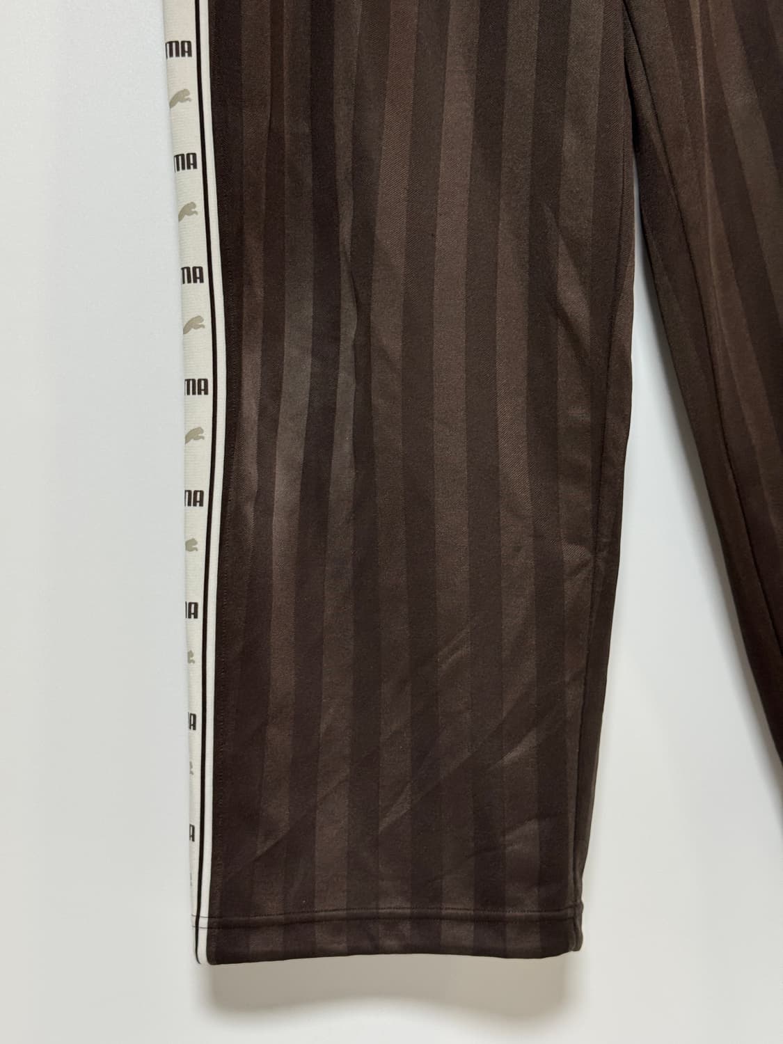 일본 푸마 와이드 브라운 트랙 팬츠 (허리 36-32) 상품이미지3