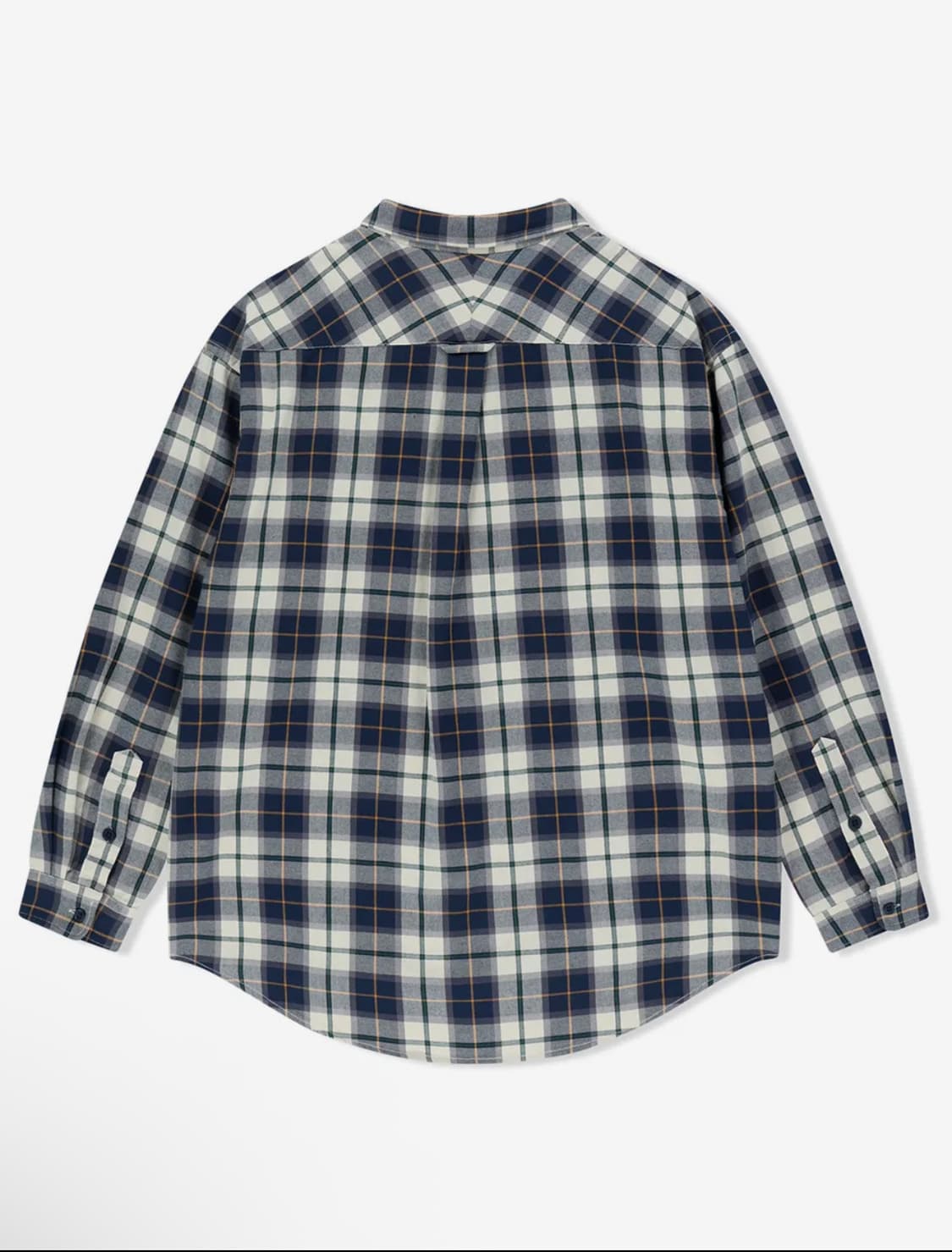 예스아이씨 체크 셔츠 블루 XL 상품이미지2