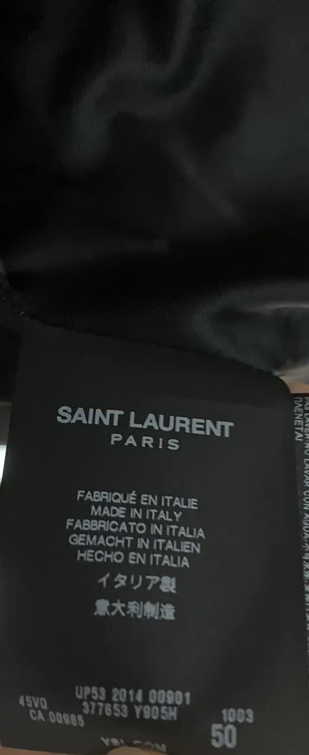 생로랑 14fw 에디 슬리먼 드래곤 엠브로이드 자켓 상품이미지4