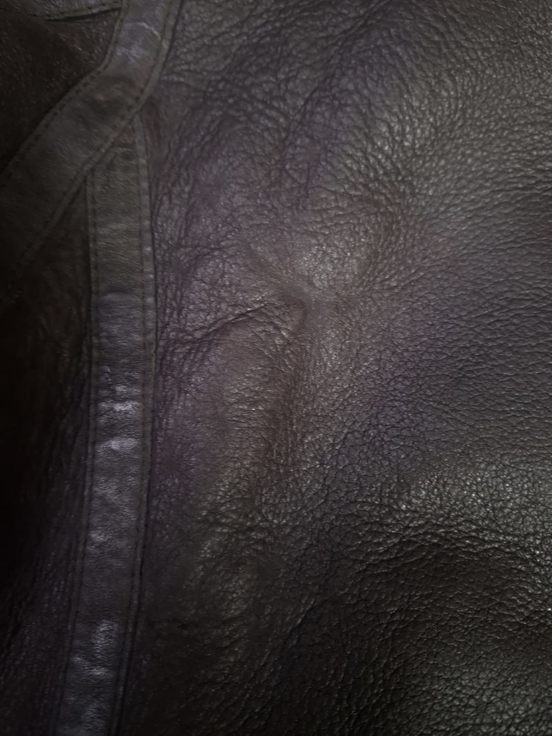 90's 일본판 리얼레더 무스탕 라이더자켓 상품이미지10