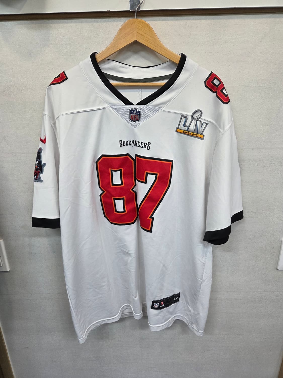 나이키 nfl 템파베이 럭비져지 반팔 xxl 상품이미지1