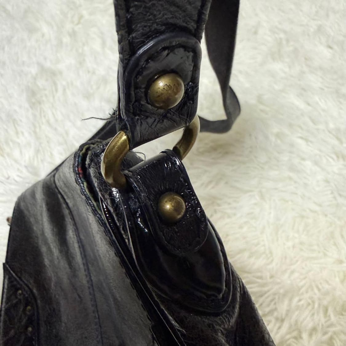 안나수이 레더 플라워 숄더백 상품이미지6