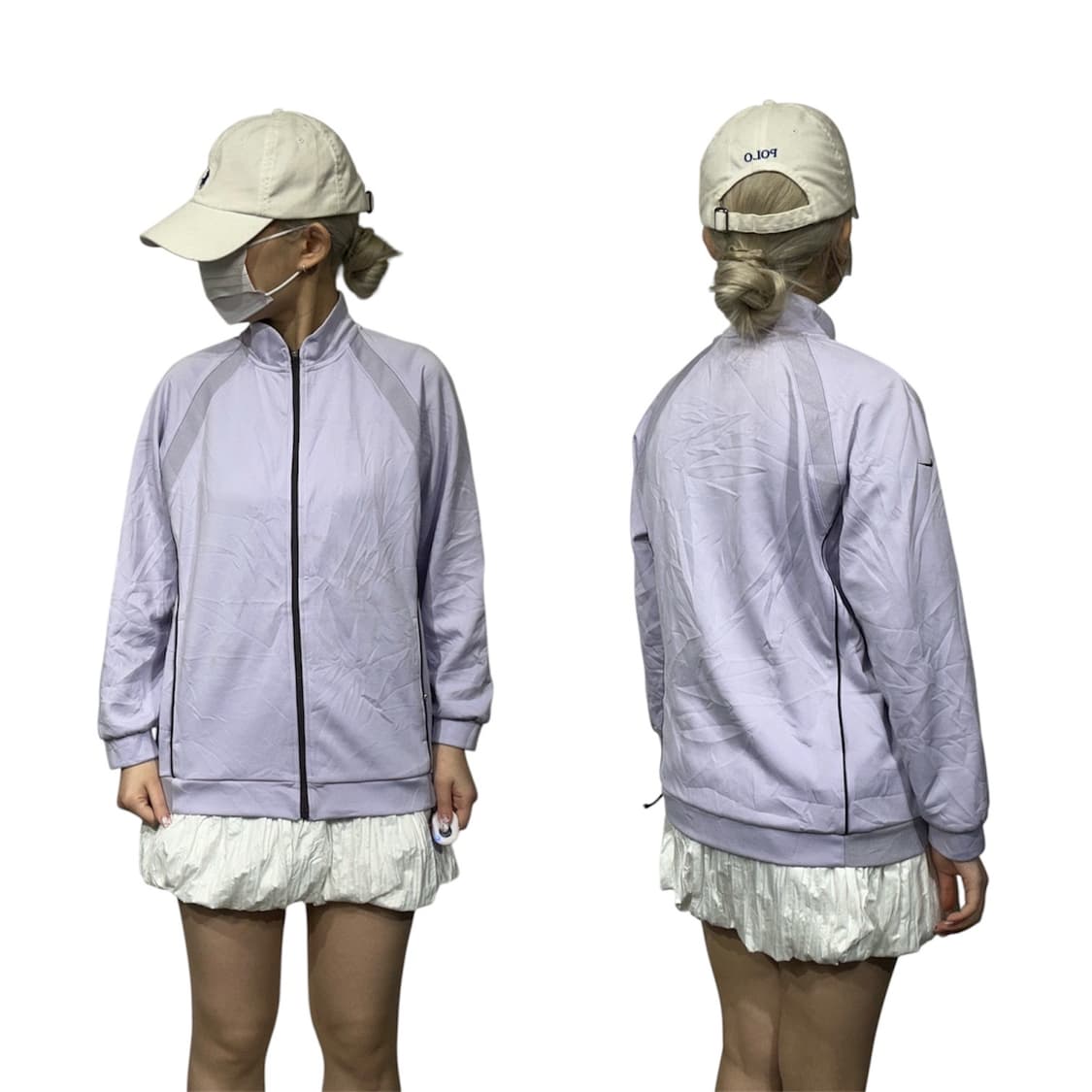 나이키 연보라 오버핏 트랙탑 져지 XL 상품이미지1