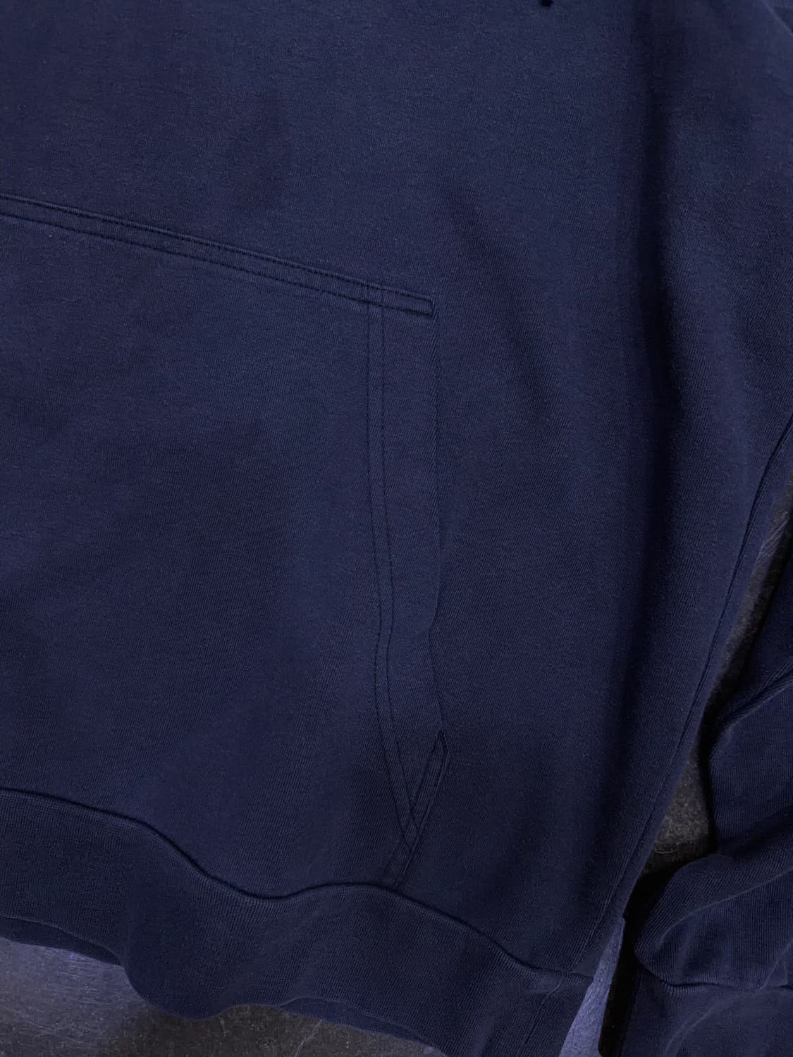 라코스테 빅로고 패치 자수 후드티 후디 다크그레이 L 상품이미지5