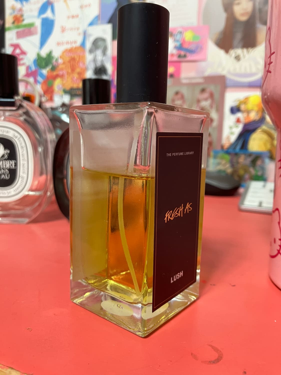 러쉬 퍼퓸 프레쉬 애즈 블랙 라이브러리 라인 100ml 대용량 상태좋음 상품이미지2
