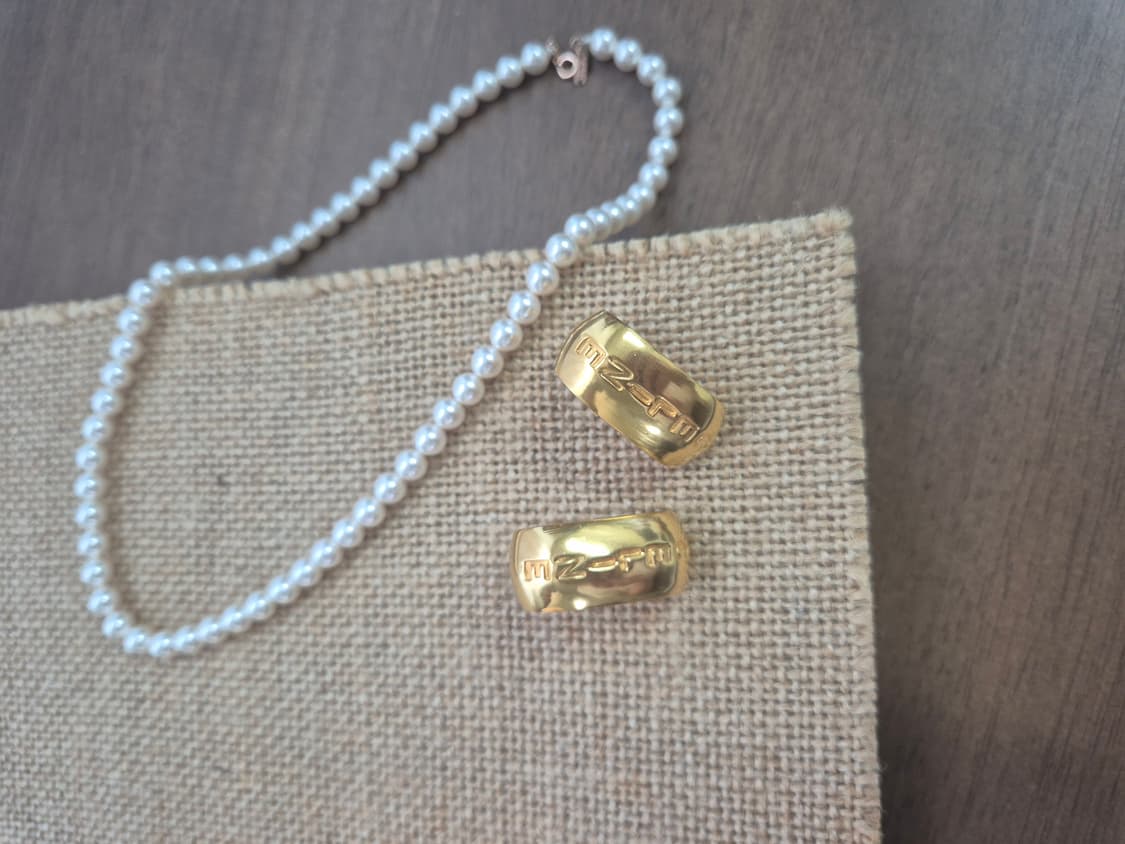 셀린느 빈티지 24k플레이트 귀걸이 상품이미지1