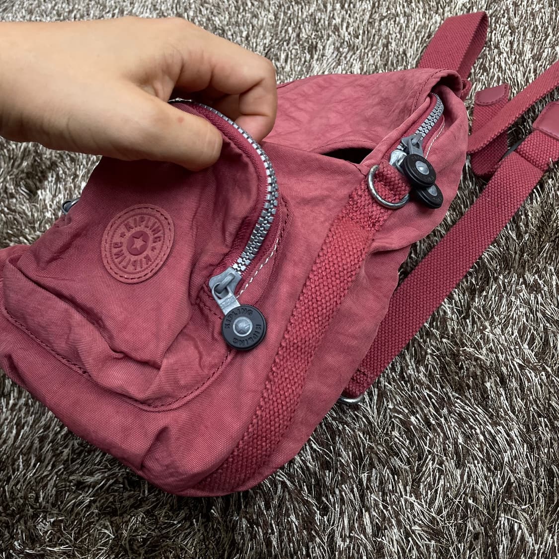 키플링 Kipling 인디핑크 투포켓 백팩 상품이미지4