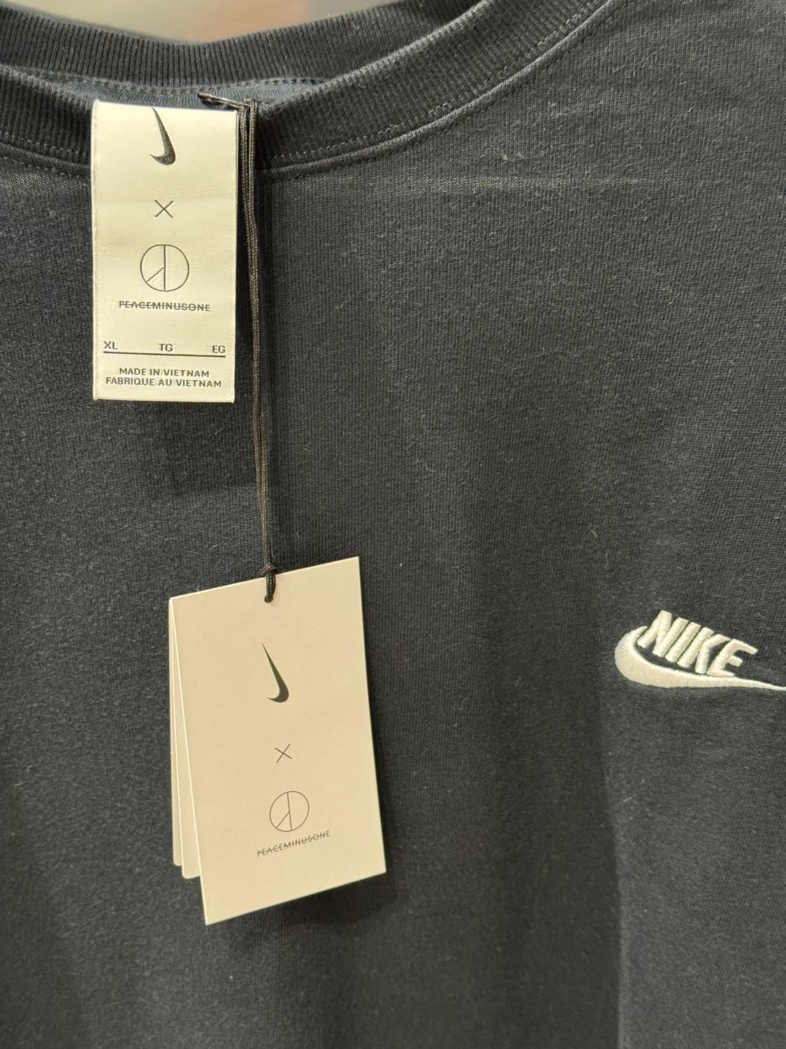[XL] 나이키 x 피스마이너스원 롱슬리브 블랙 상품이미지5