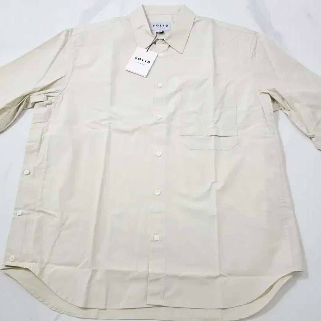 솔리드옴므 오버핏 셔츠 110 상품이미지9