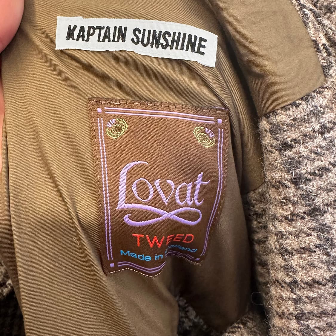 캡틴선샤인 트위드 워커코트  상품이미지5